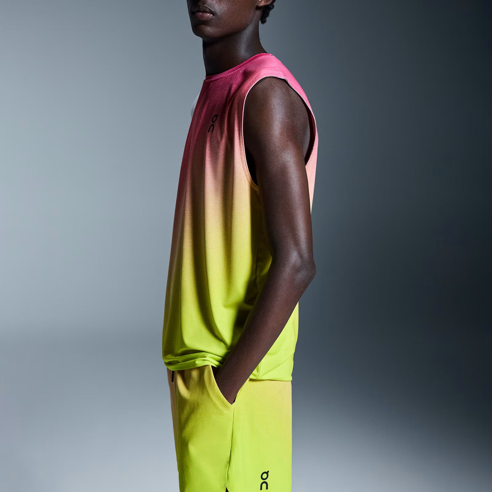 On Court Shorts White | Lime