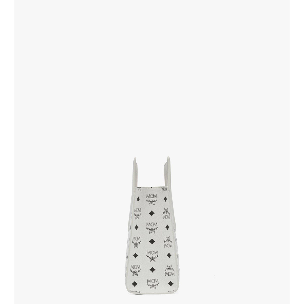 MCM Diamond Tote In Visetos Leather Mix
