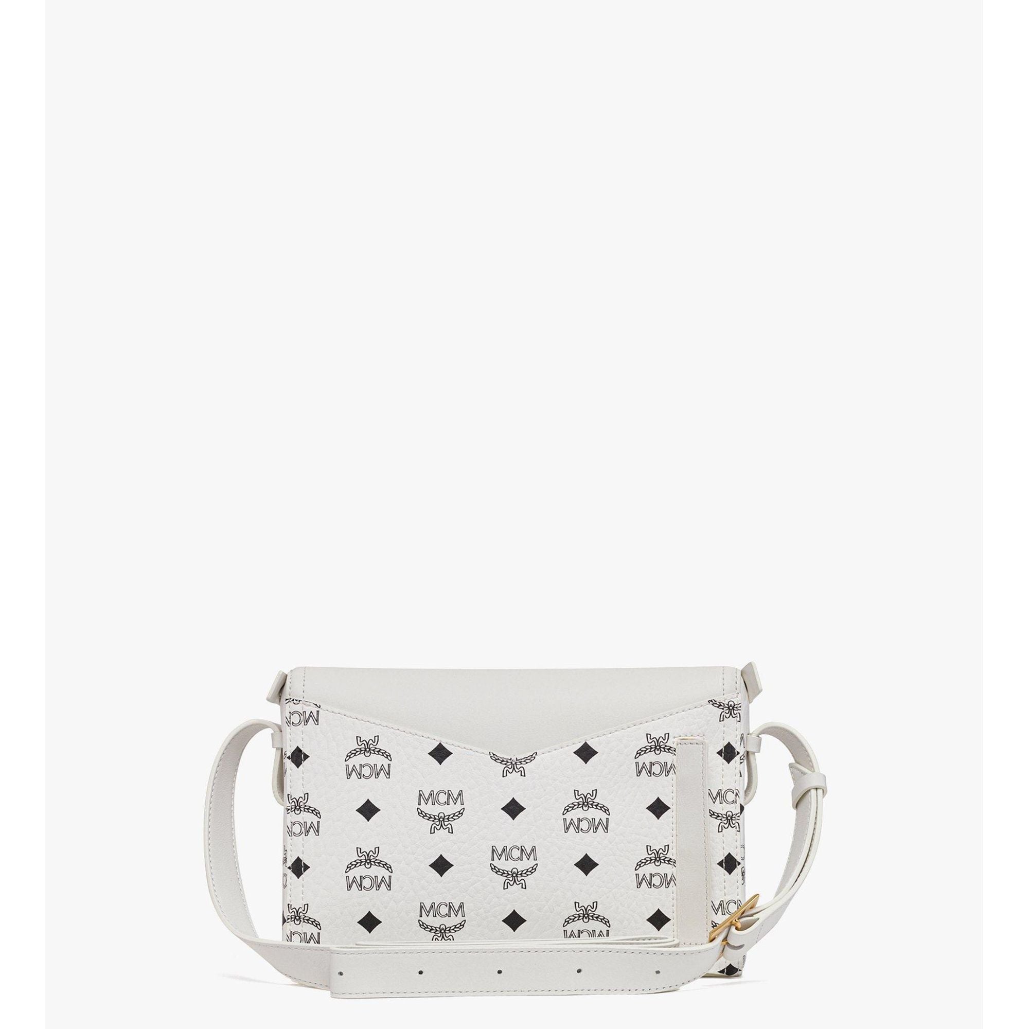 MCM Diamant 3d Shoulder Bag In Visetos Leather Mix