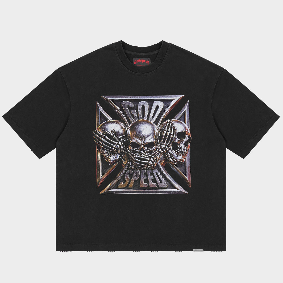 Godspeed Omerta T-Shirt (Black Wash)