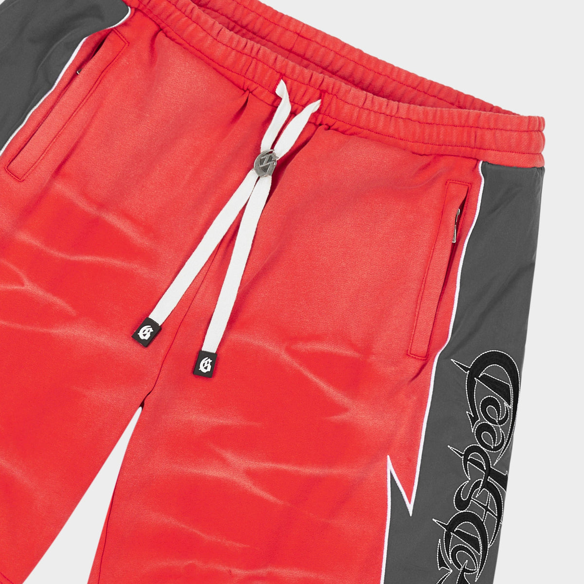 Godspeed Halftime Shorts V2 (Red Acid Wash)
