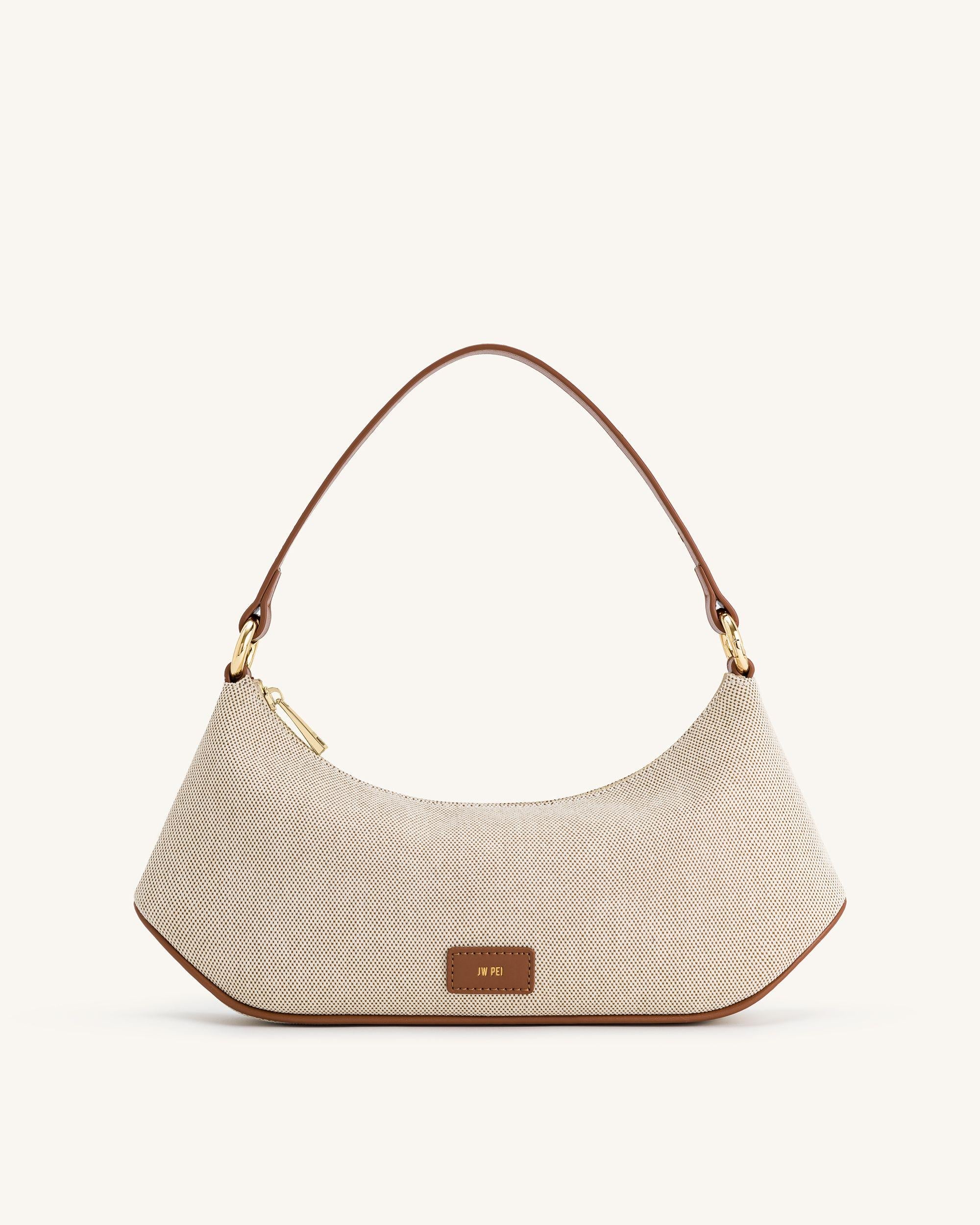 Jw Pei Lily Shoulder Bag Brown Canvas