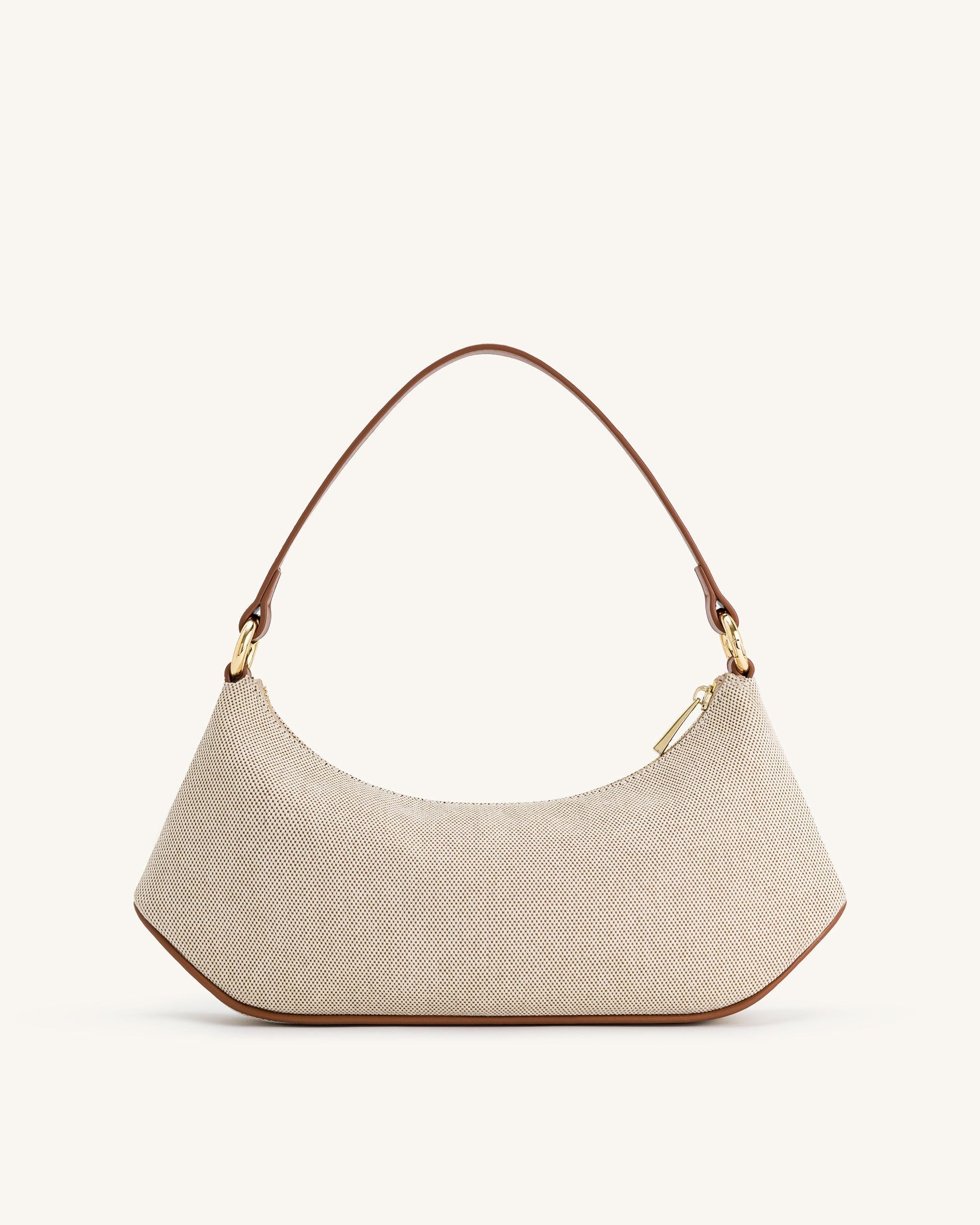 Jw Pei Lily Shoulder Bag Brown Canvas