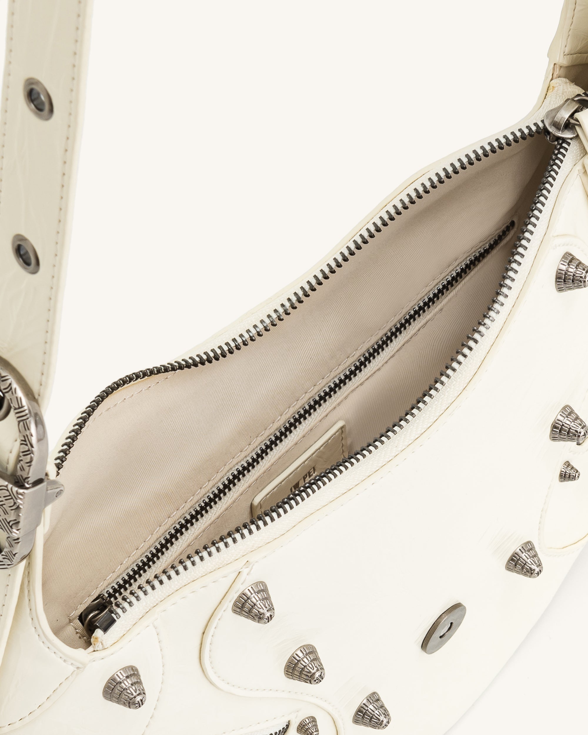 Jw Pei Tessa Crushed Shoulder Bag White