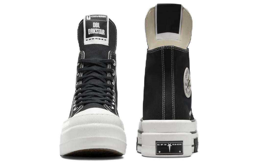 Converse DRKSHDW Chuck Taylor All Star DBL DRKSTAR Hi Rick Owens DRKSTAR Black