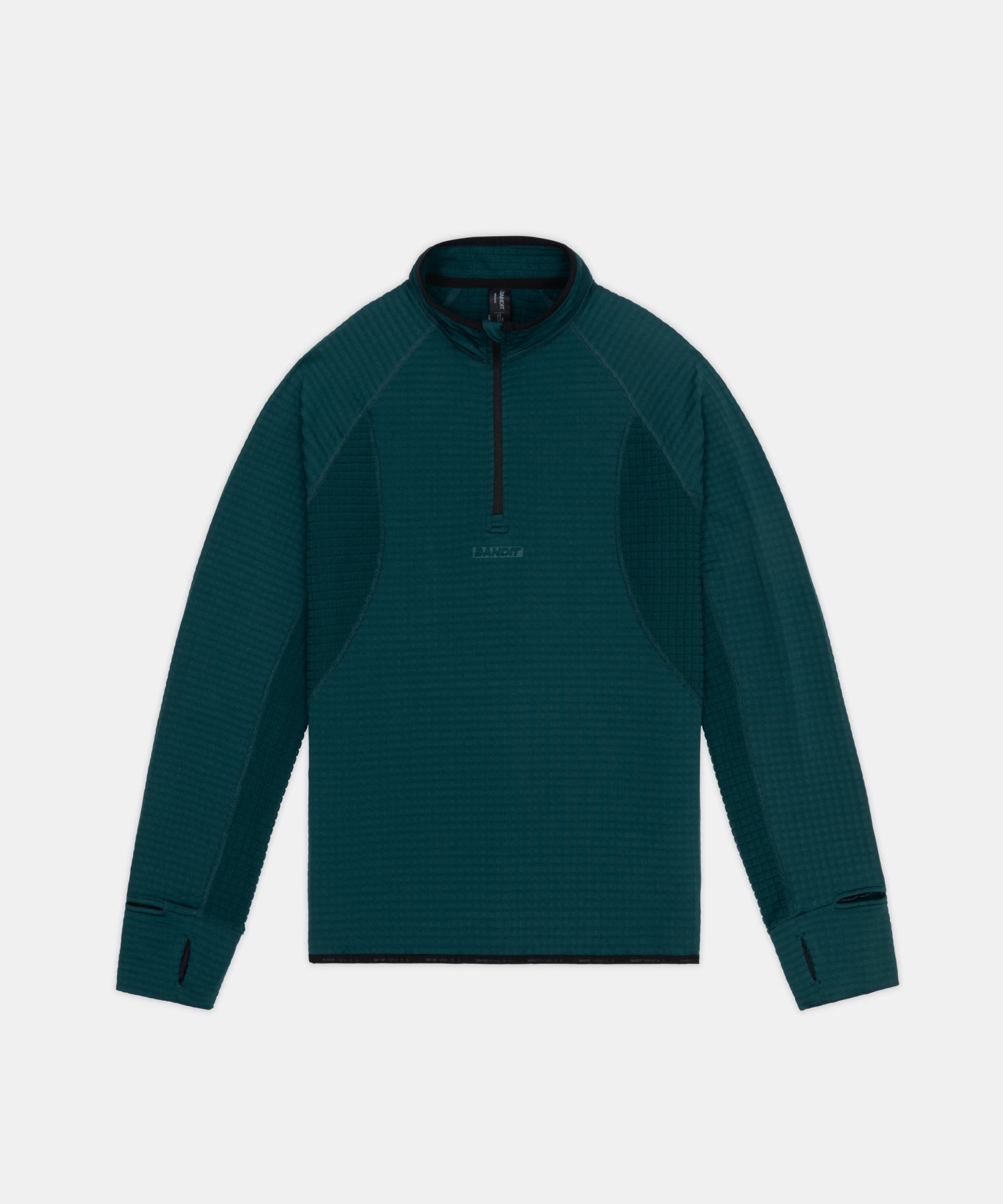Bandit Mens Caldogrid Quarter Zip Storm