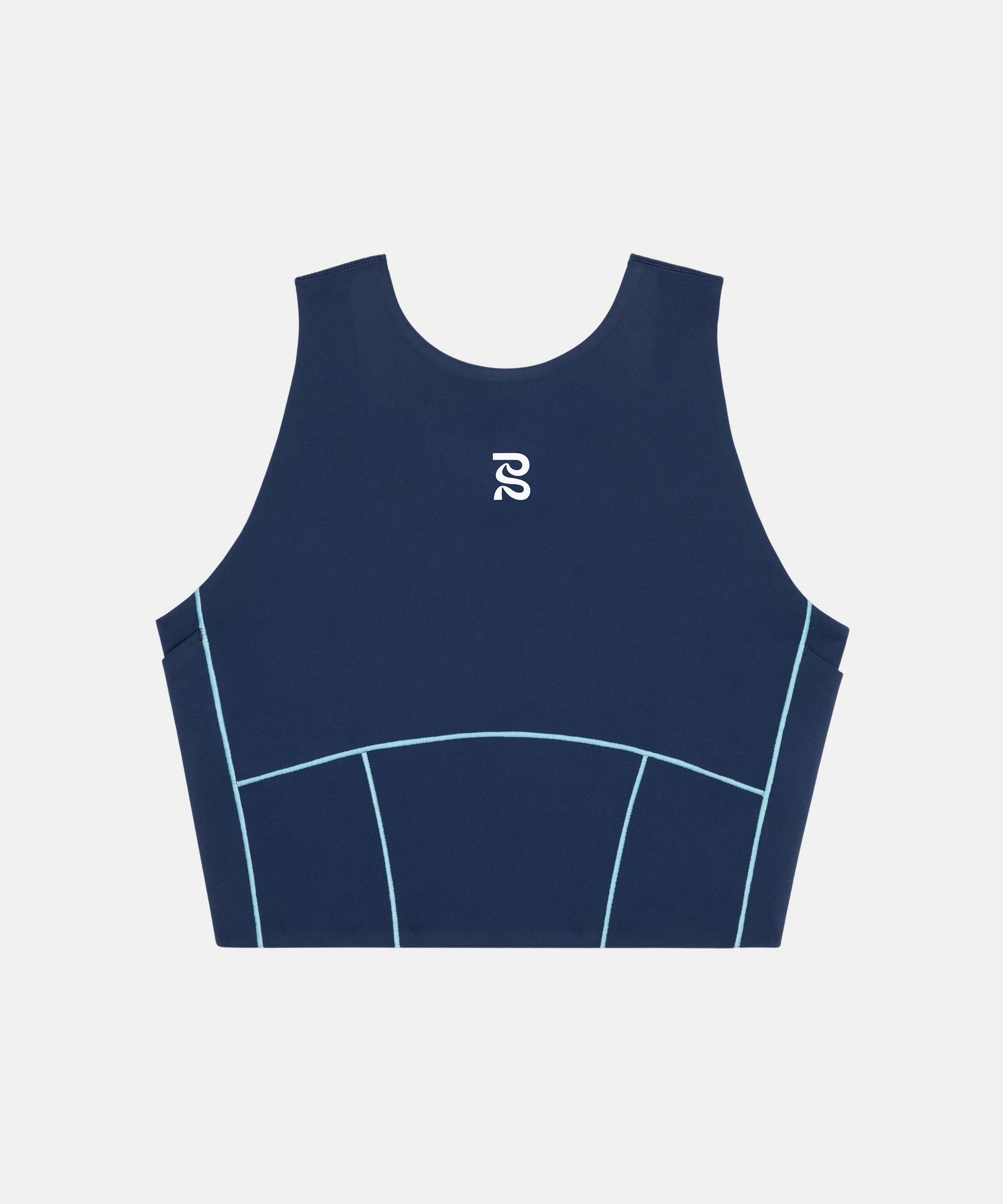 Bandit Stamina Pop Stitch Volta Crop Ny Navy Vintage Blue