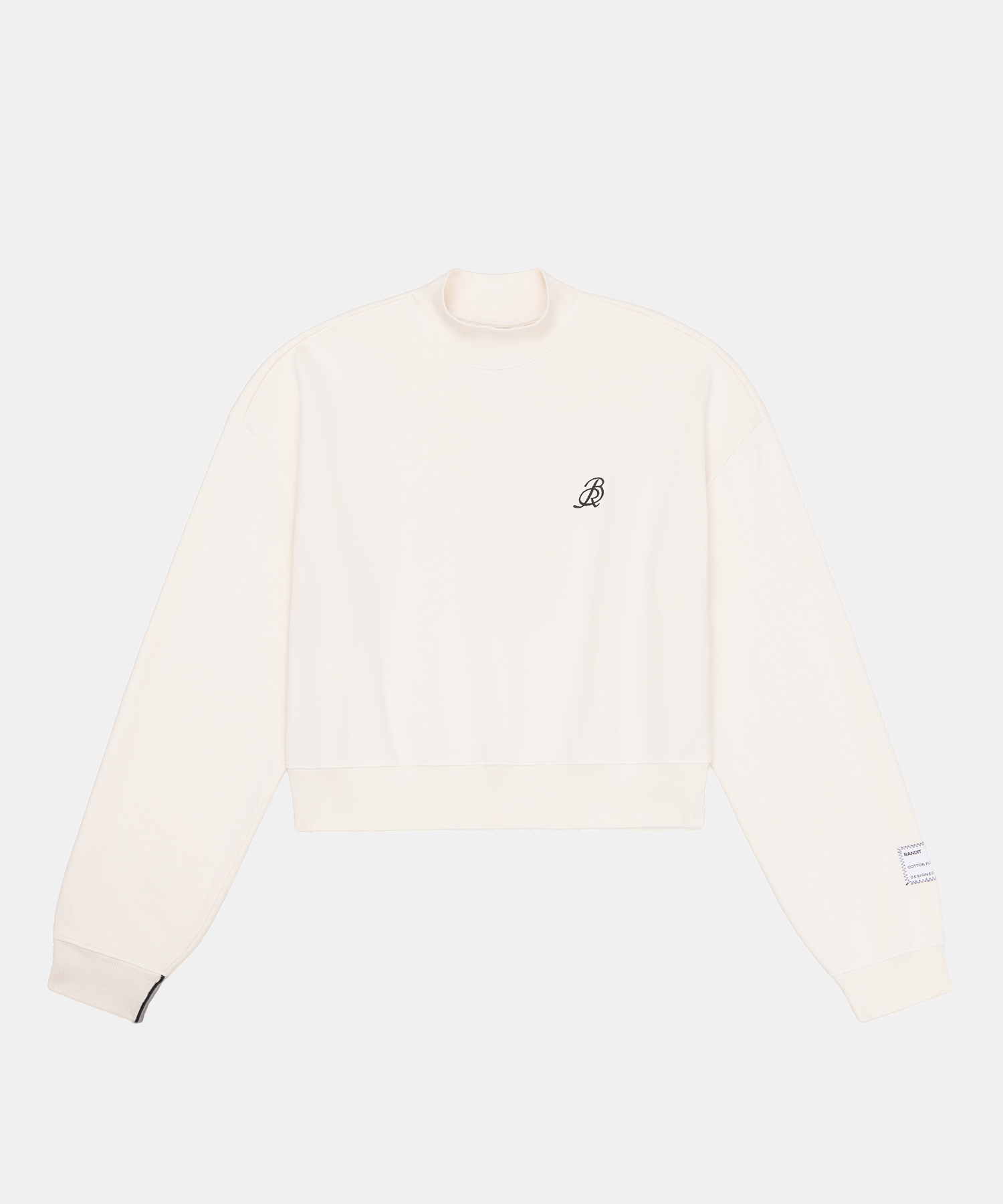 Bandit Cropmock Pullover Cream
