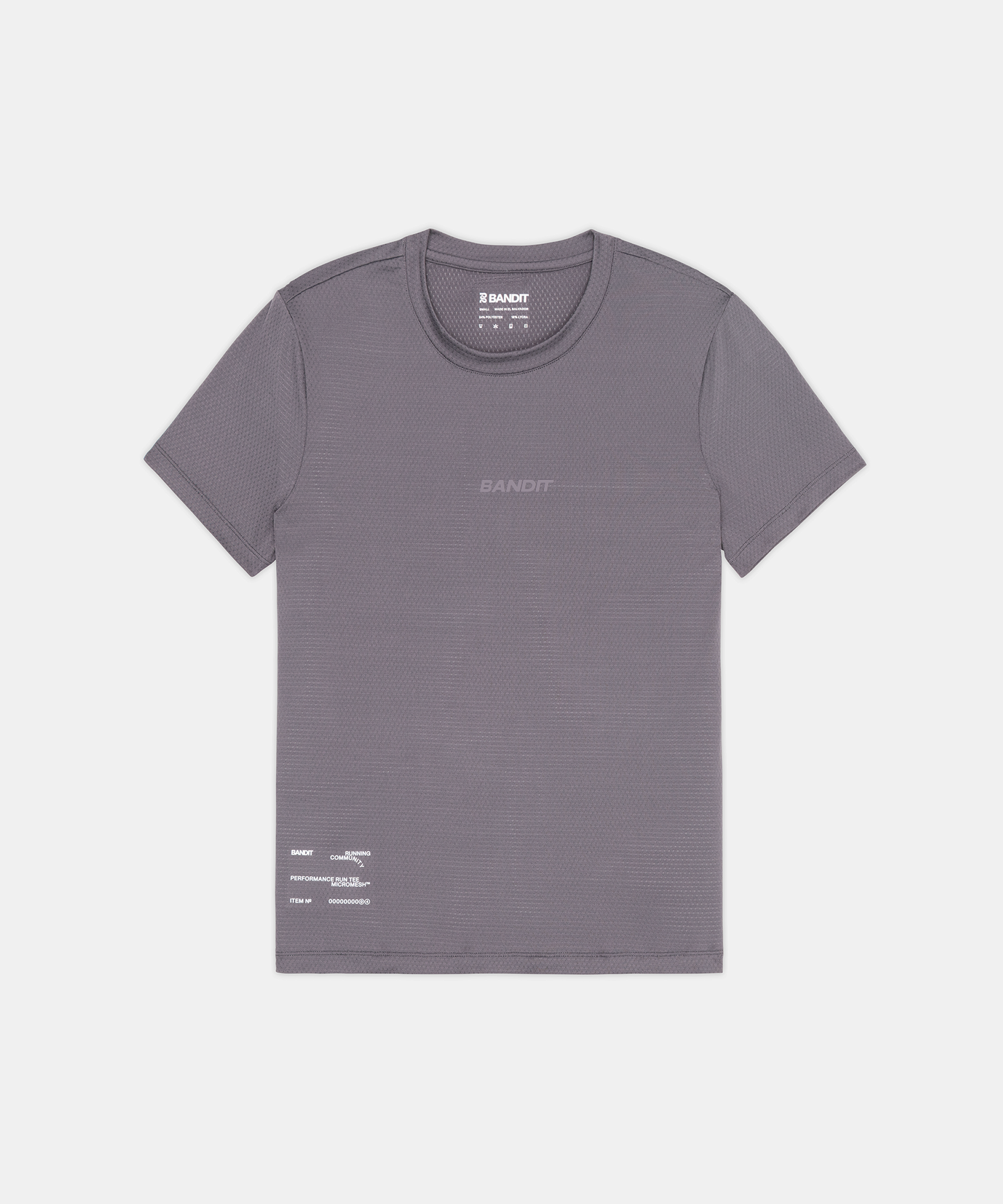 Bandit Womens Micromesh Run Tee Haze