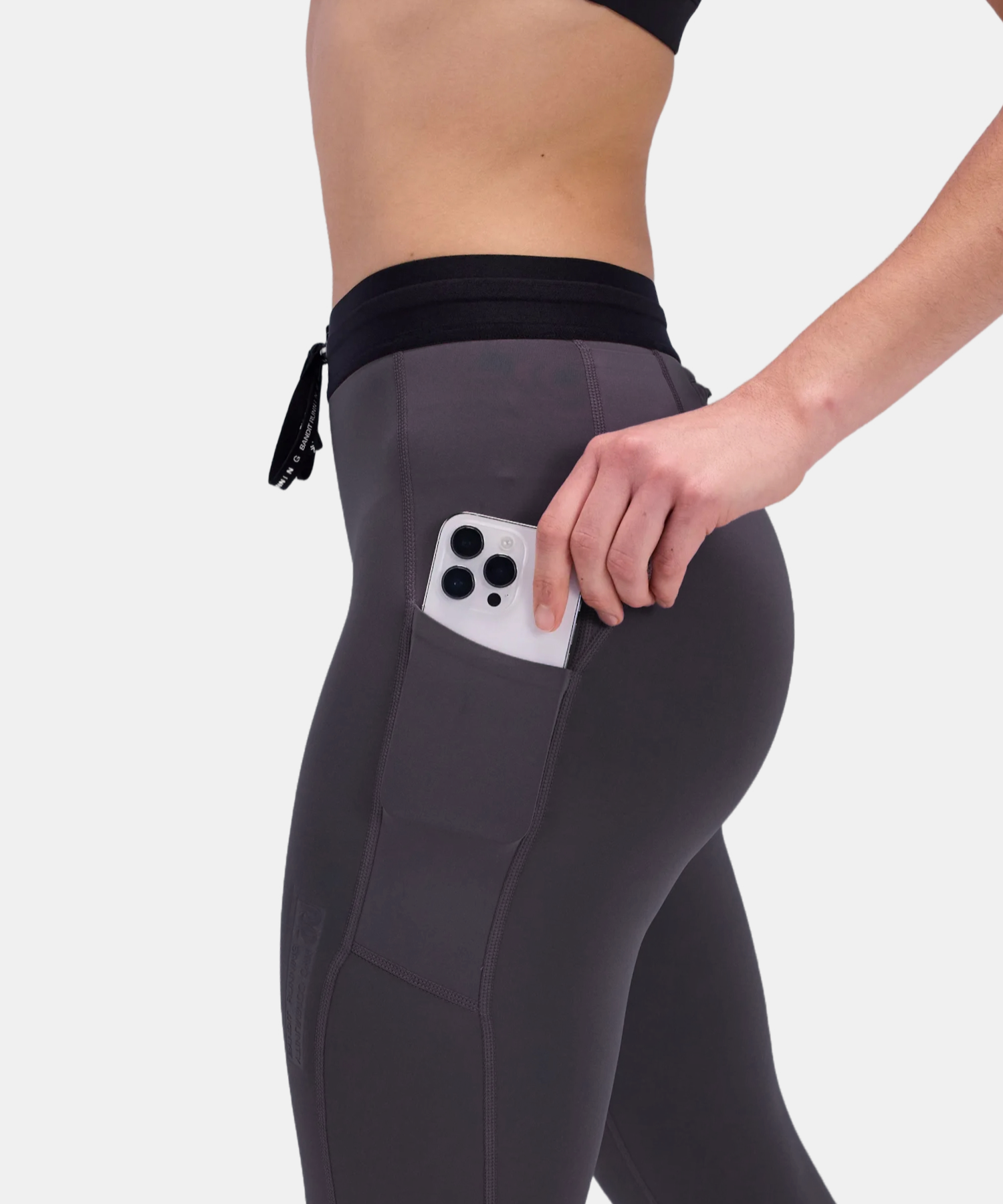 Bandit Womens Brushed Stamina Leggings Shadow