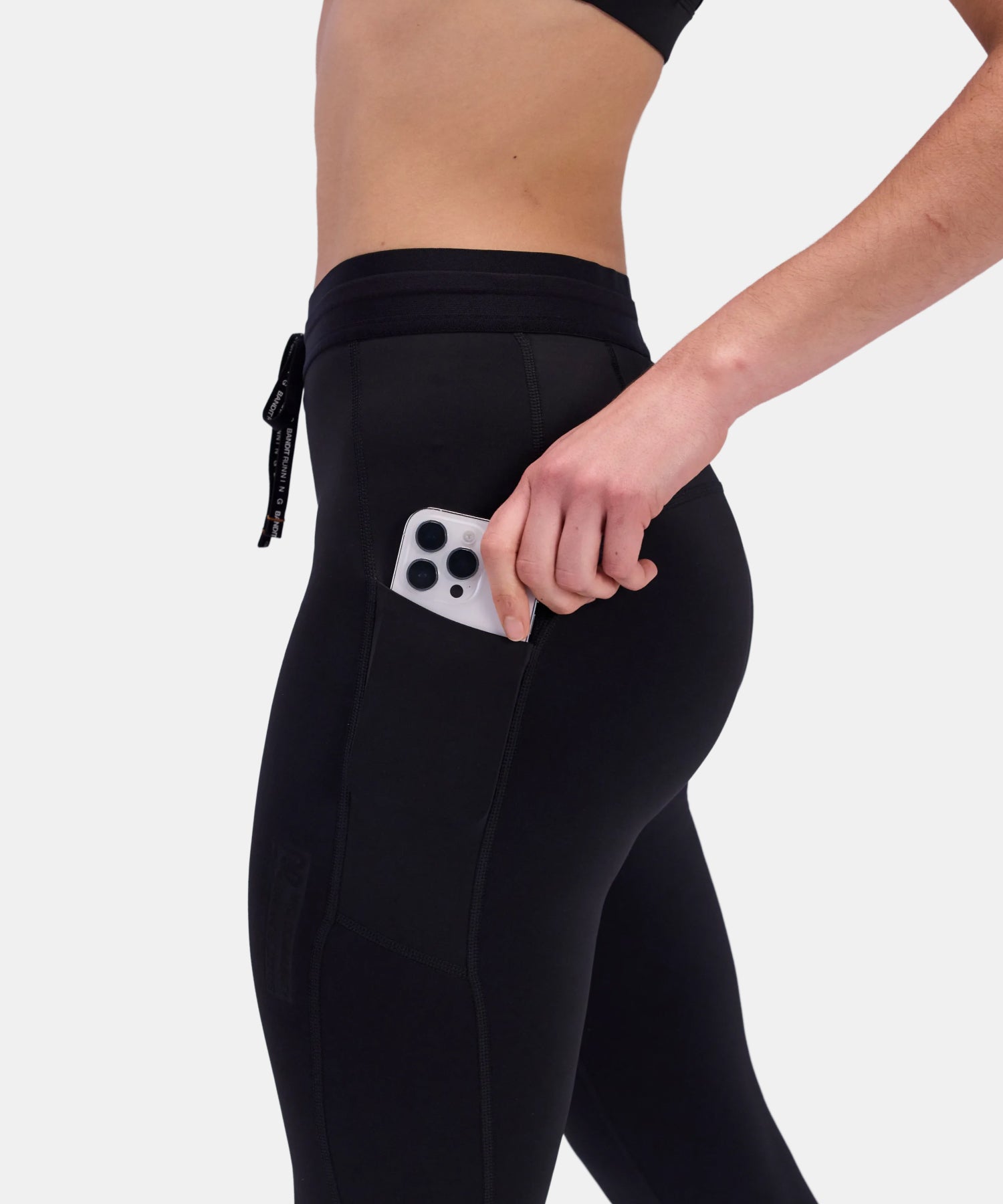 Bandit Womens Brushed Stamina Leggings Black