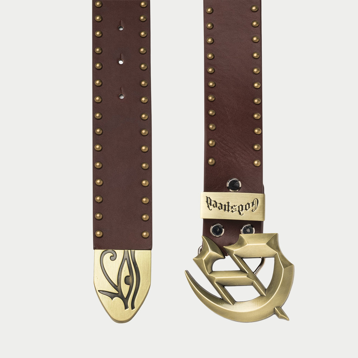 Godspeed Forged GS Studded Belt (Brown)