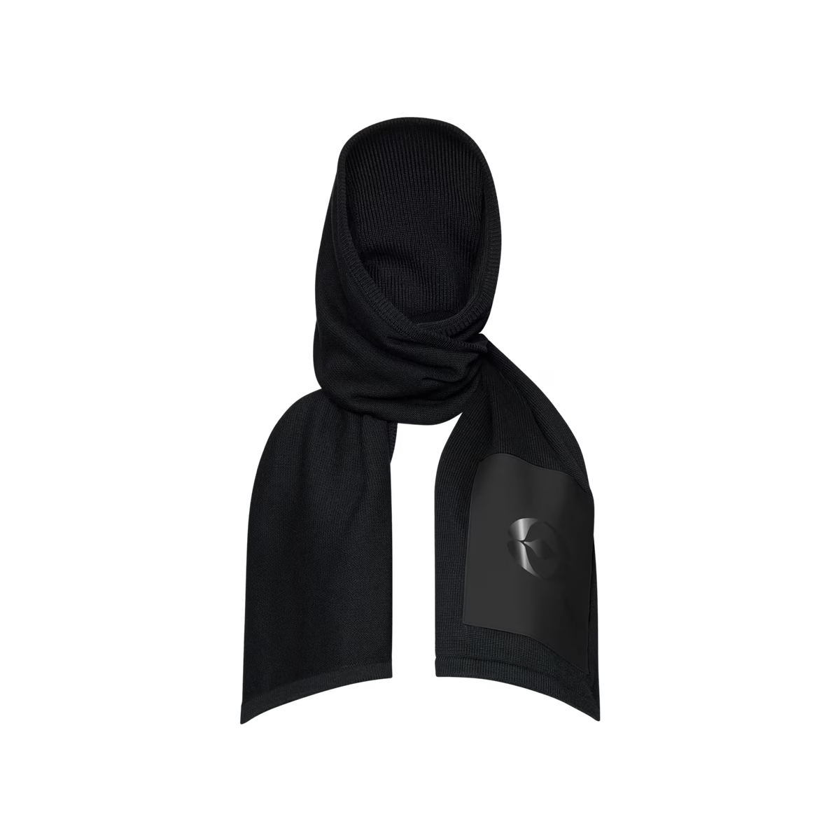 On Hooded Scarf Fka Black