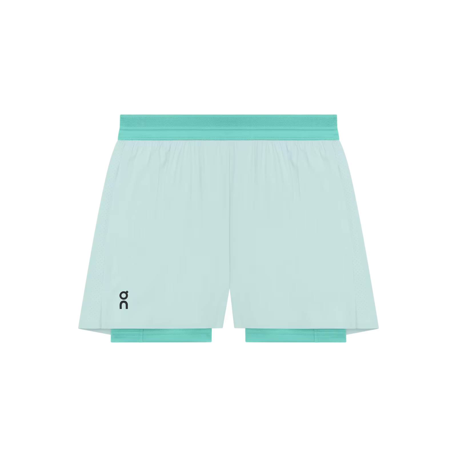 On 3" Performance 2/1 Shorts Flurry | Aquamarine (Women'S)