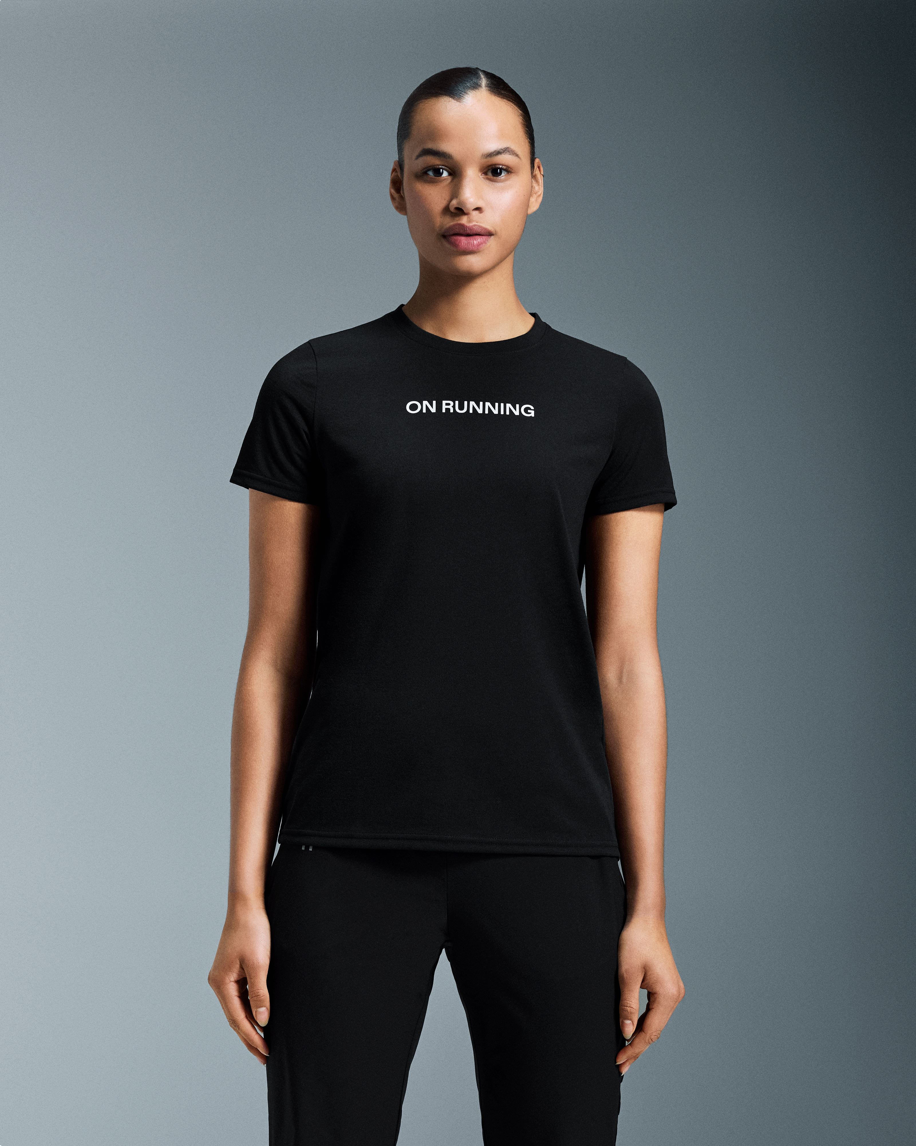 On On Run-T Black (Women'S)