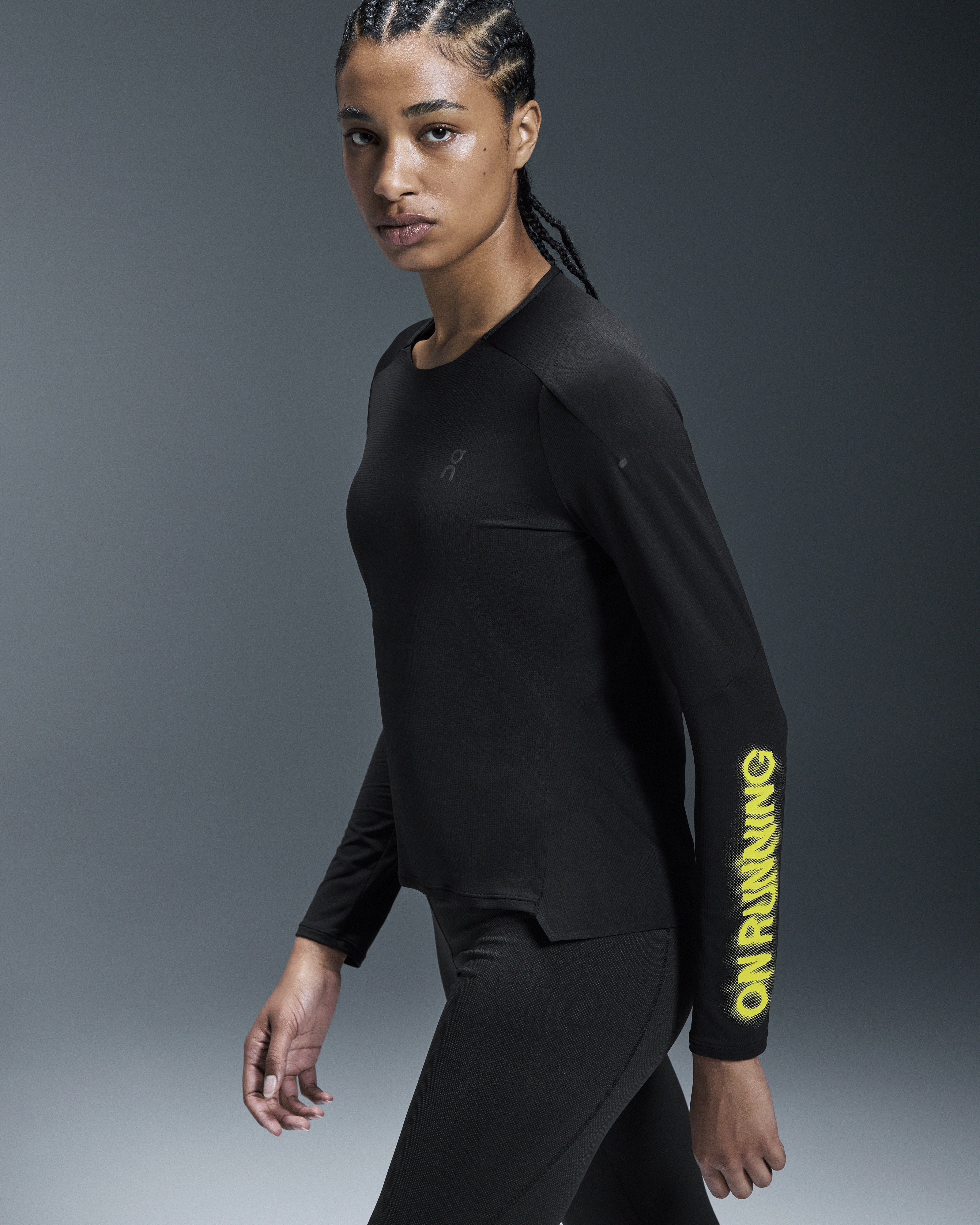 On Performance Long-T Lumos Black (Women'S)