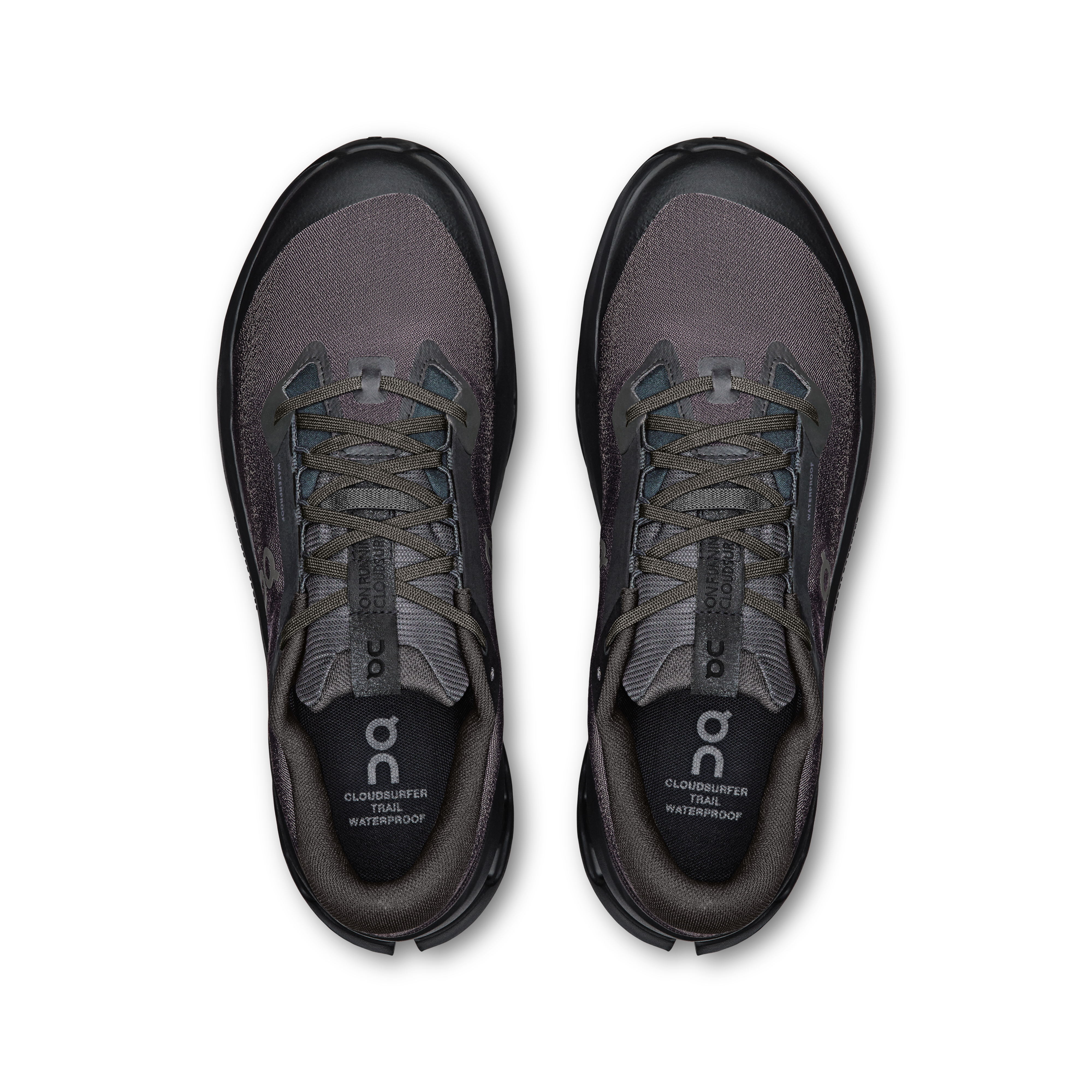 on running cloudsurfer trail 2 waterproof black