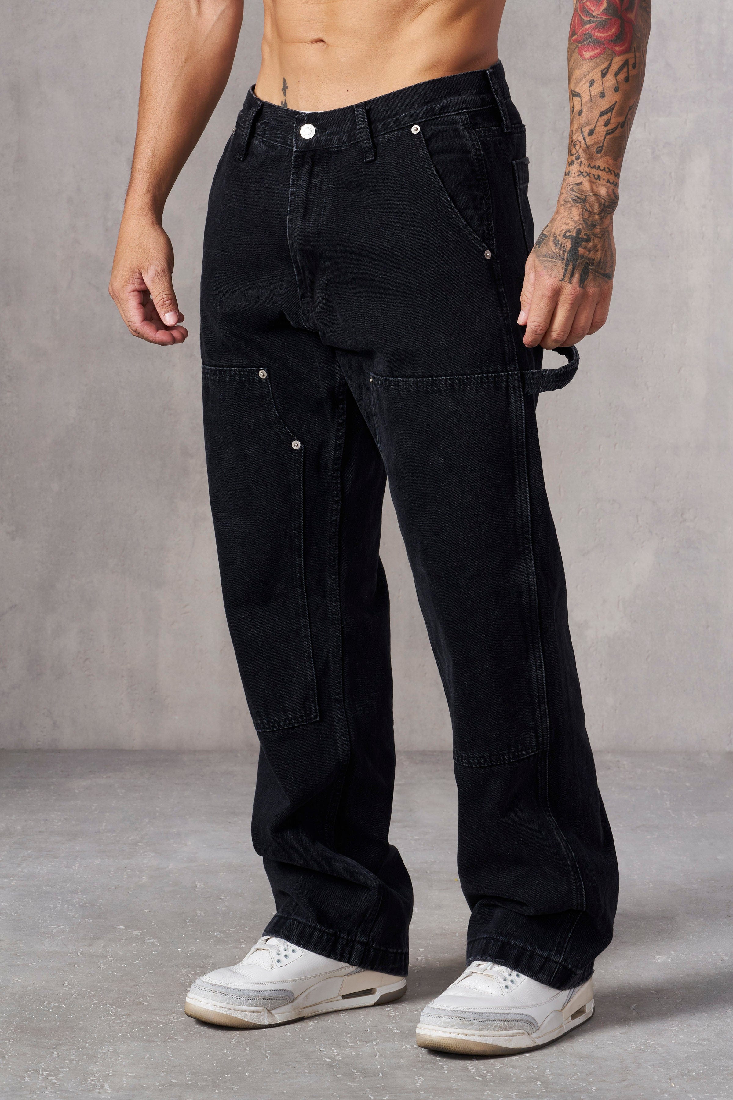 YoungLA 6022 - Carpenter Jeans Black Wash