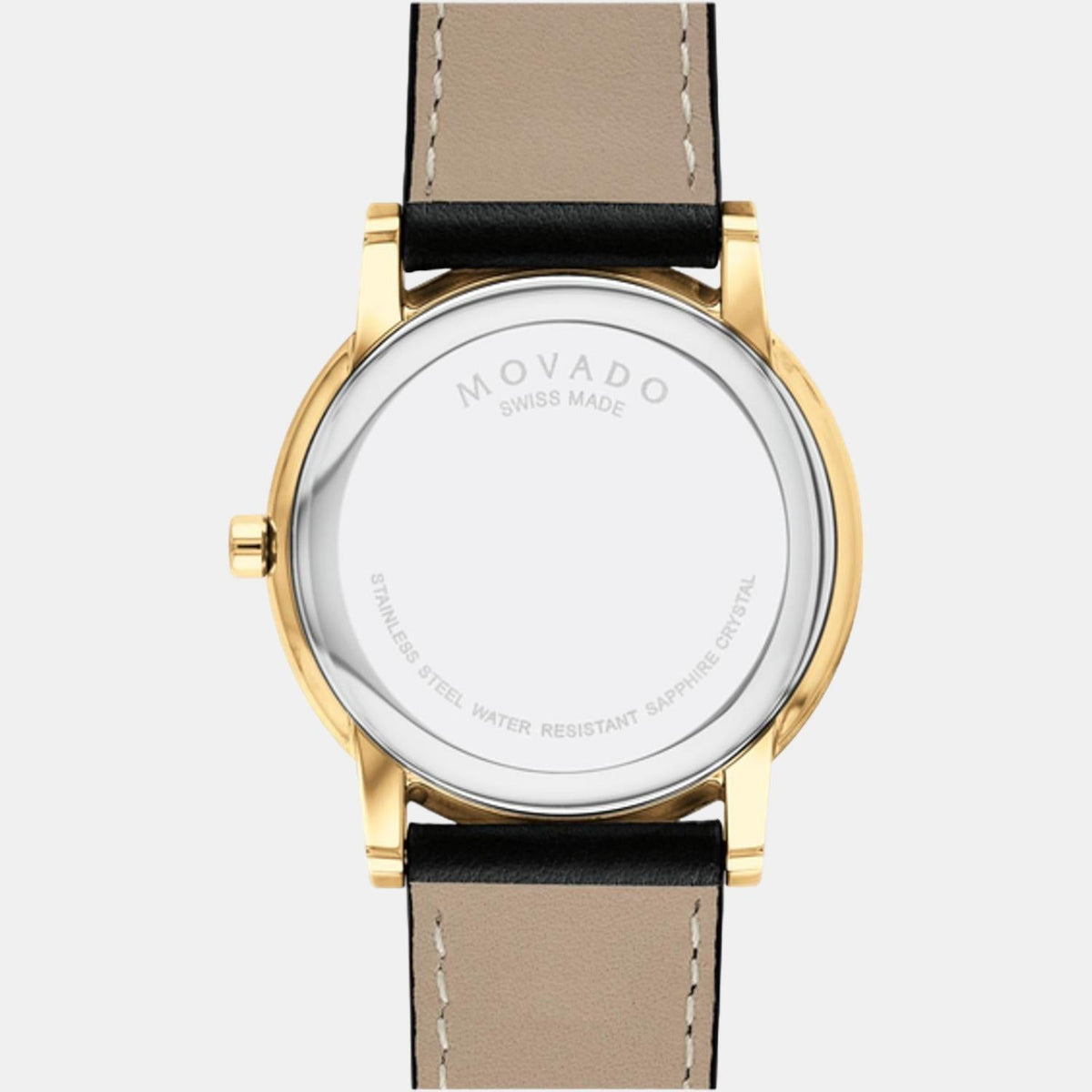 Movado Museum Classic Men Quartz Black Dial Analog Stainless Steel Watch 607271