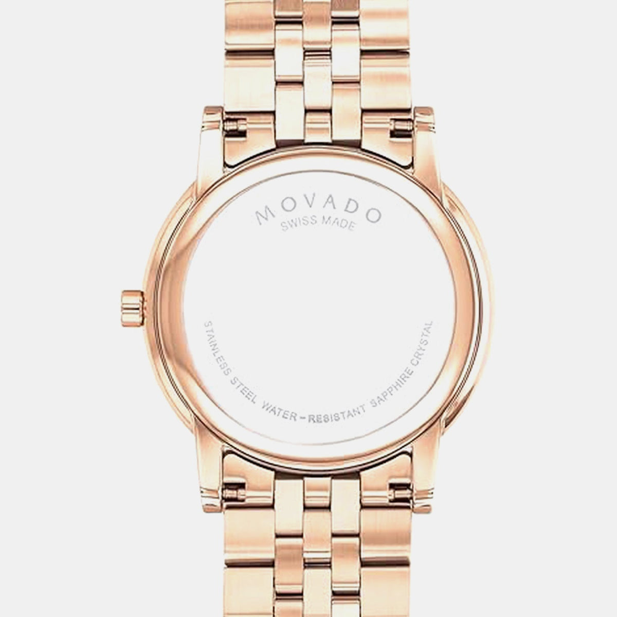 Movado Museum Classic Men Quartz Blue Dial Analog Stainless Steel Watch 607353