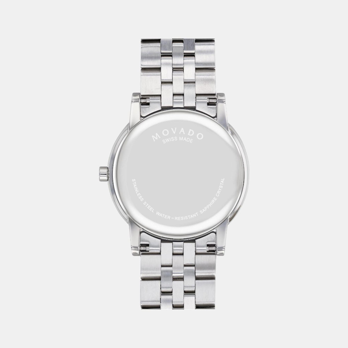 Movado Museum Classic Men Quartz Brown Dial Analog Stainless Steel Watch 607850