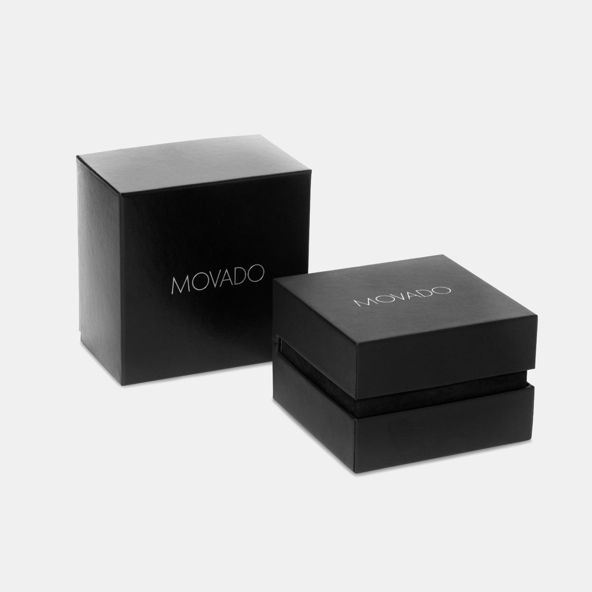 Movado Museum Classic Men Quartz Black Dial Analog Stainless Steel Watch 607963
