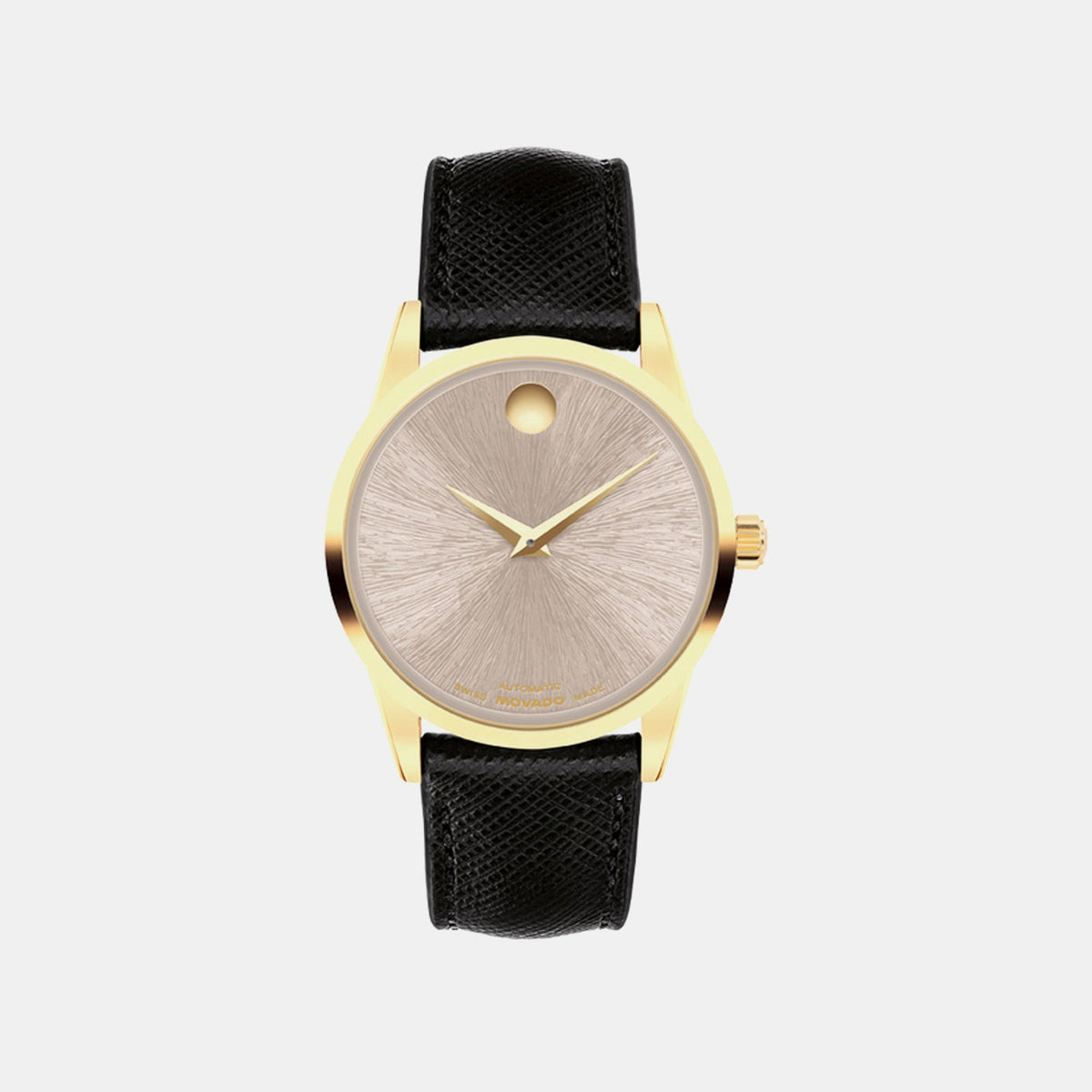 Movado Museum Classic Women Automatic Grey Dial Analog Stainless Steel Watch 608006