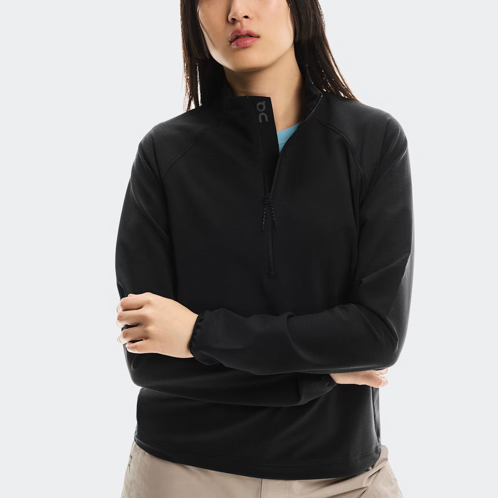 On Trek Quarterzip Black (Women'S)