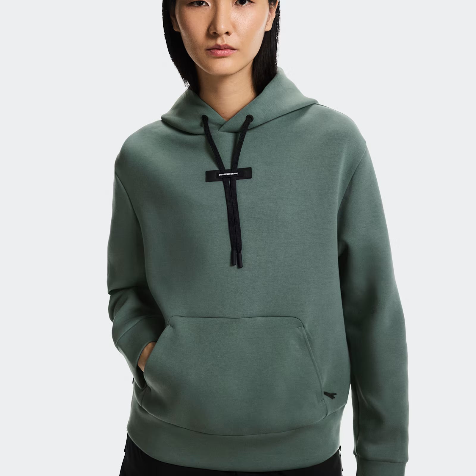 On Focus Tech Hoodie Olive (Women'S)