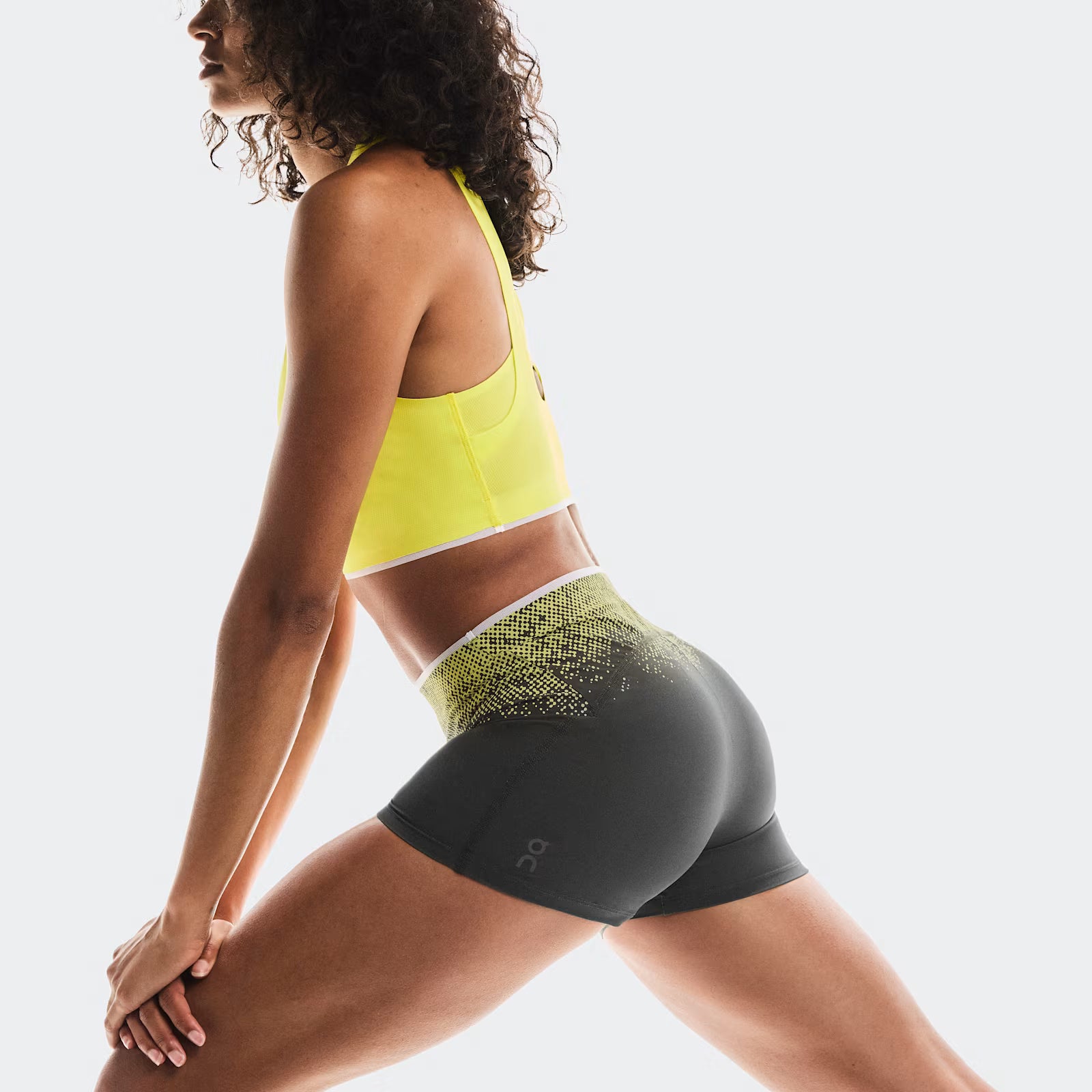 On Race Tights Short Lime (Women'S)