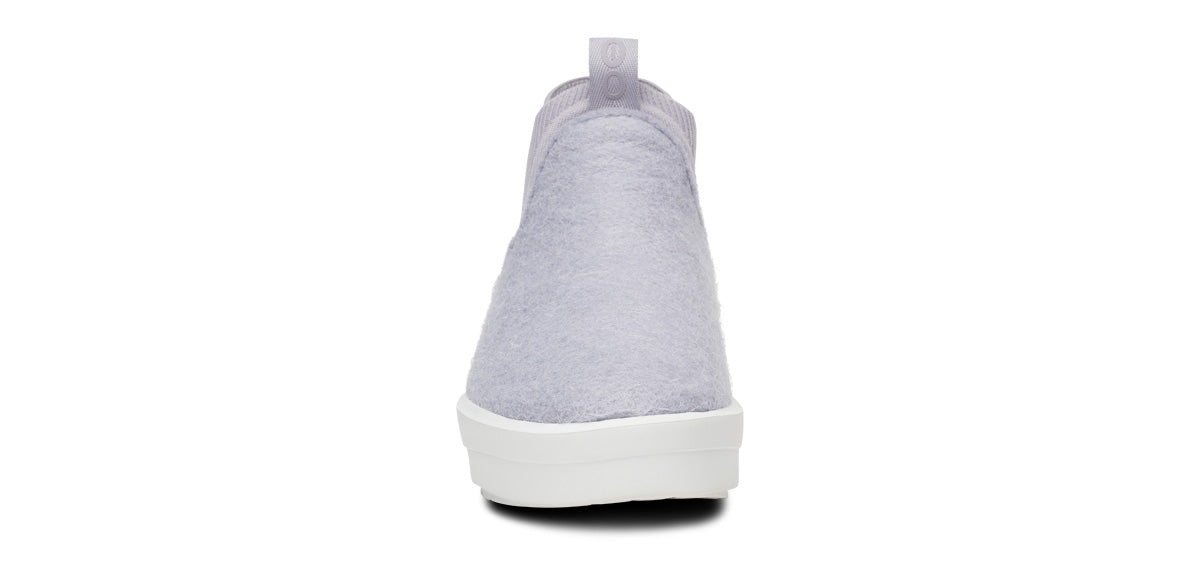 Oofos Women's Wool-Blend Boot White & Spacedust