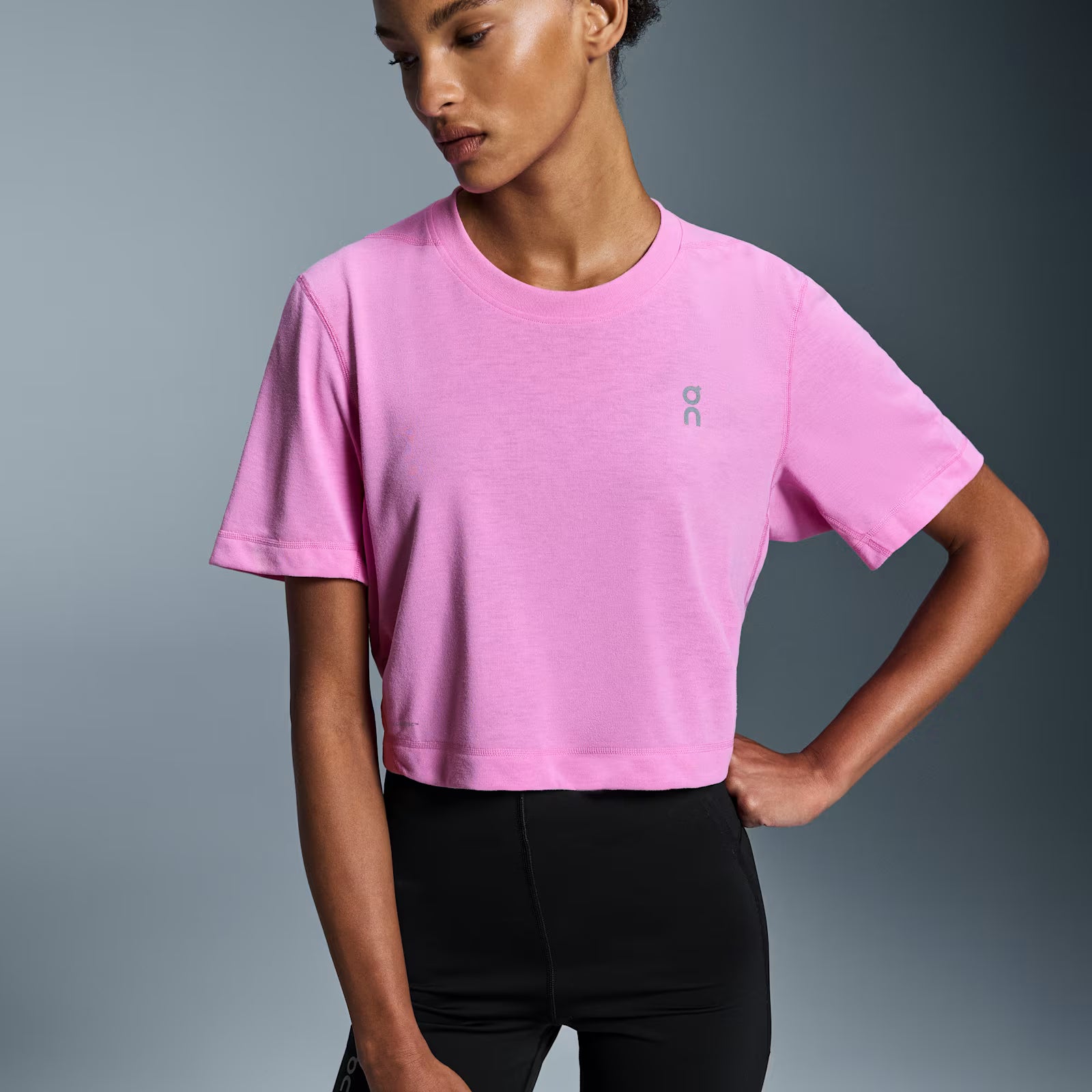 On Train-T Crop Raspberry (Women'S)