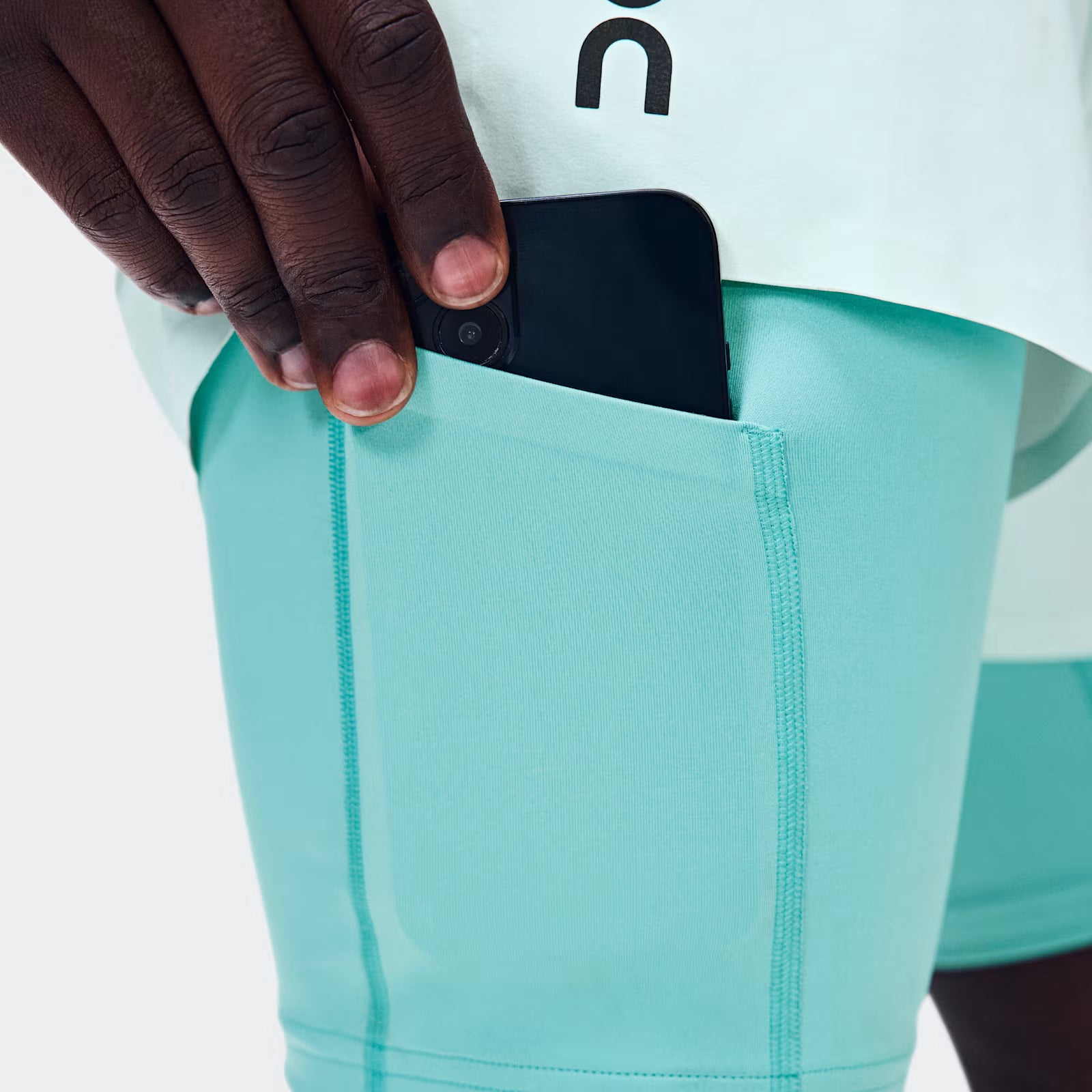 On 5" Performance 2/1 Shorts Flurry | Aquamarine