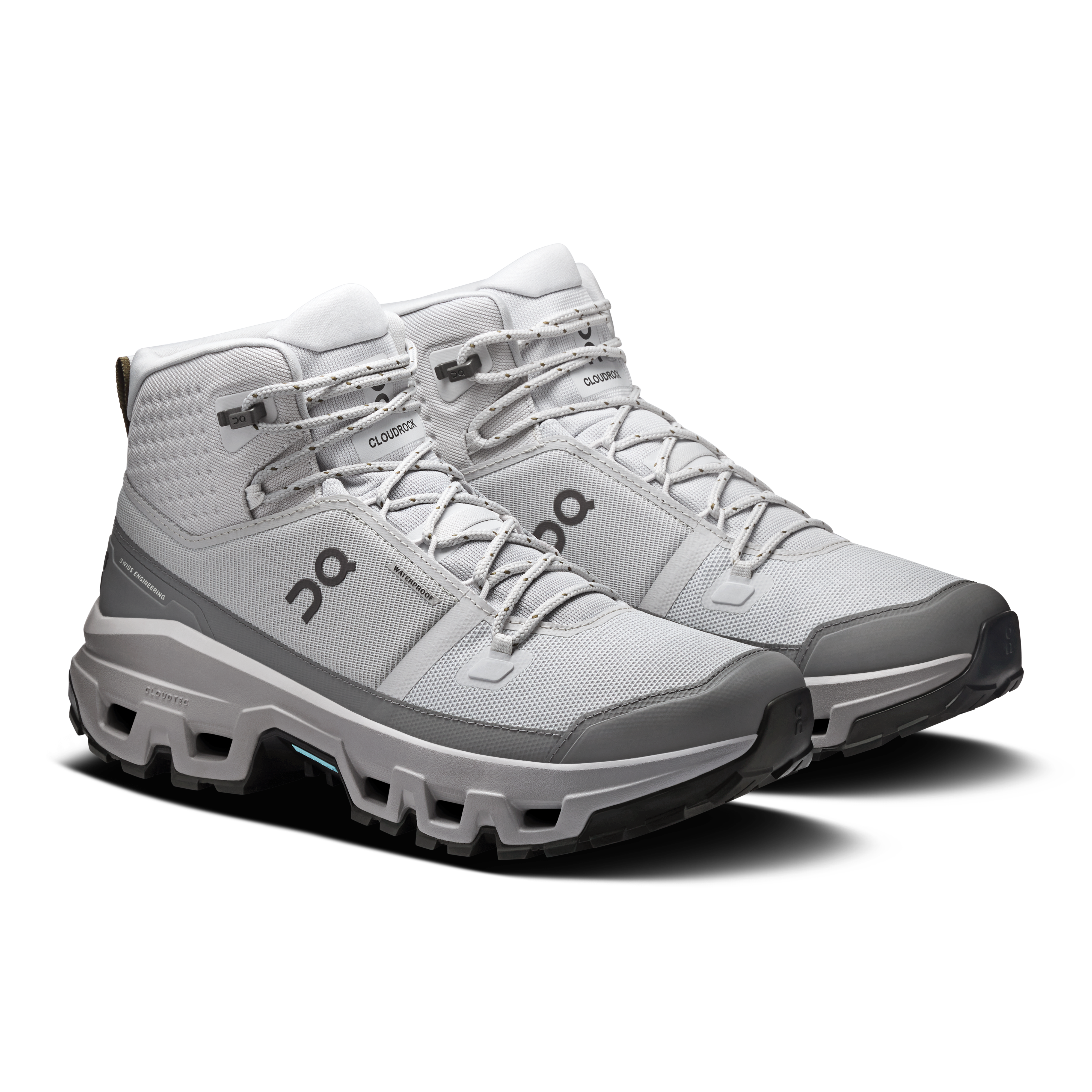 On Cloudrock Mid Waterproof Glacier Alloy