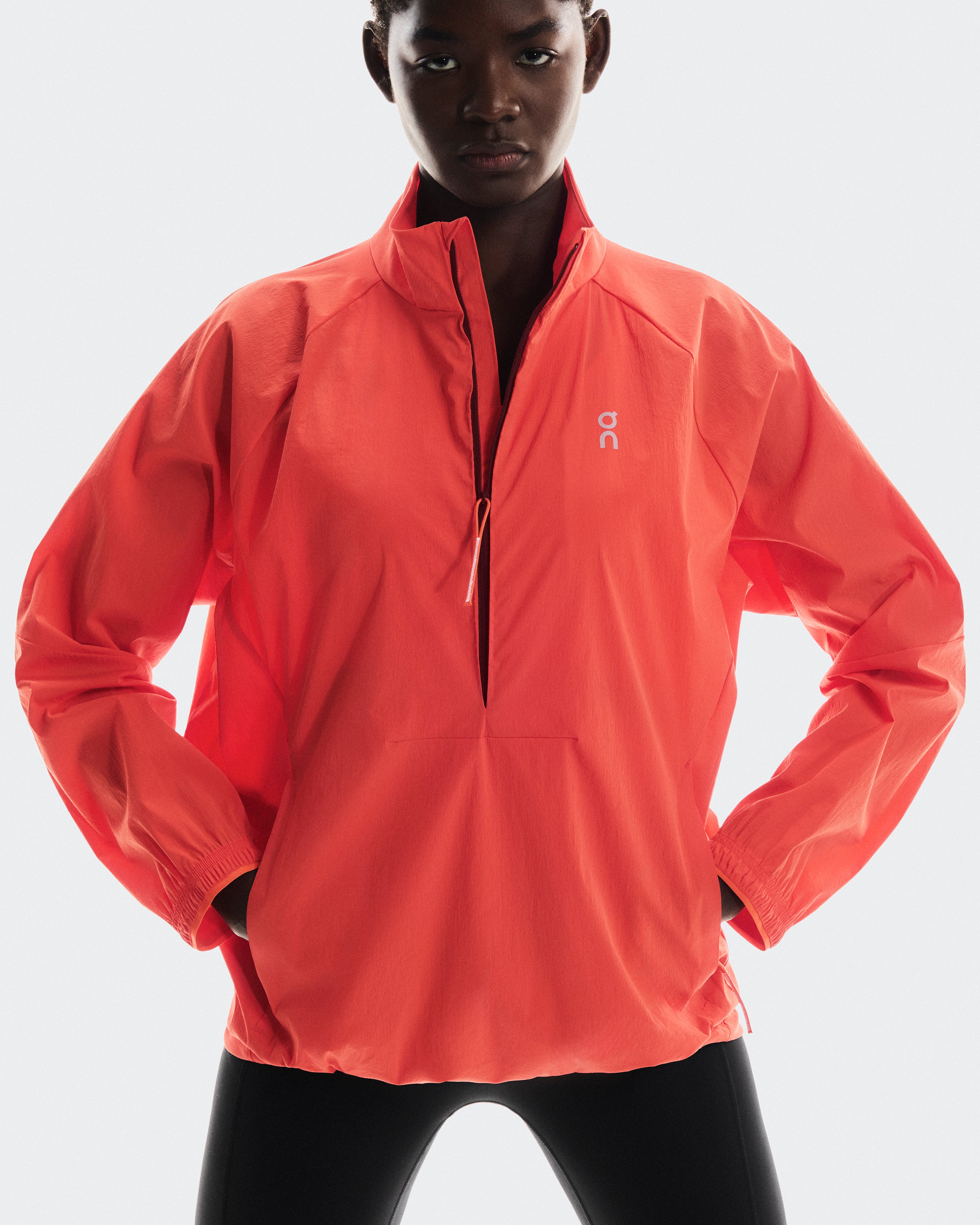 On All-Day 1/2 Zip Jacket Coral (Women'S)