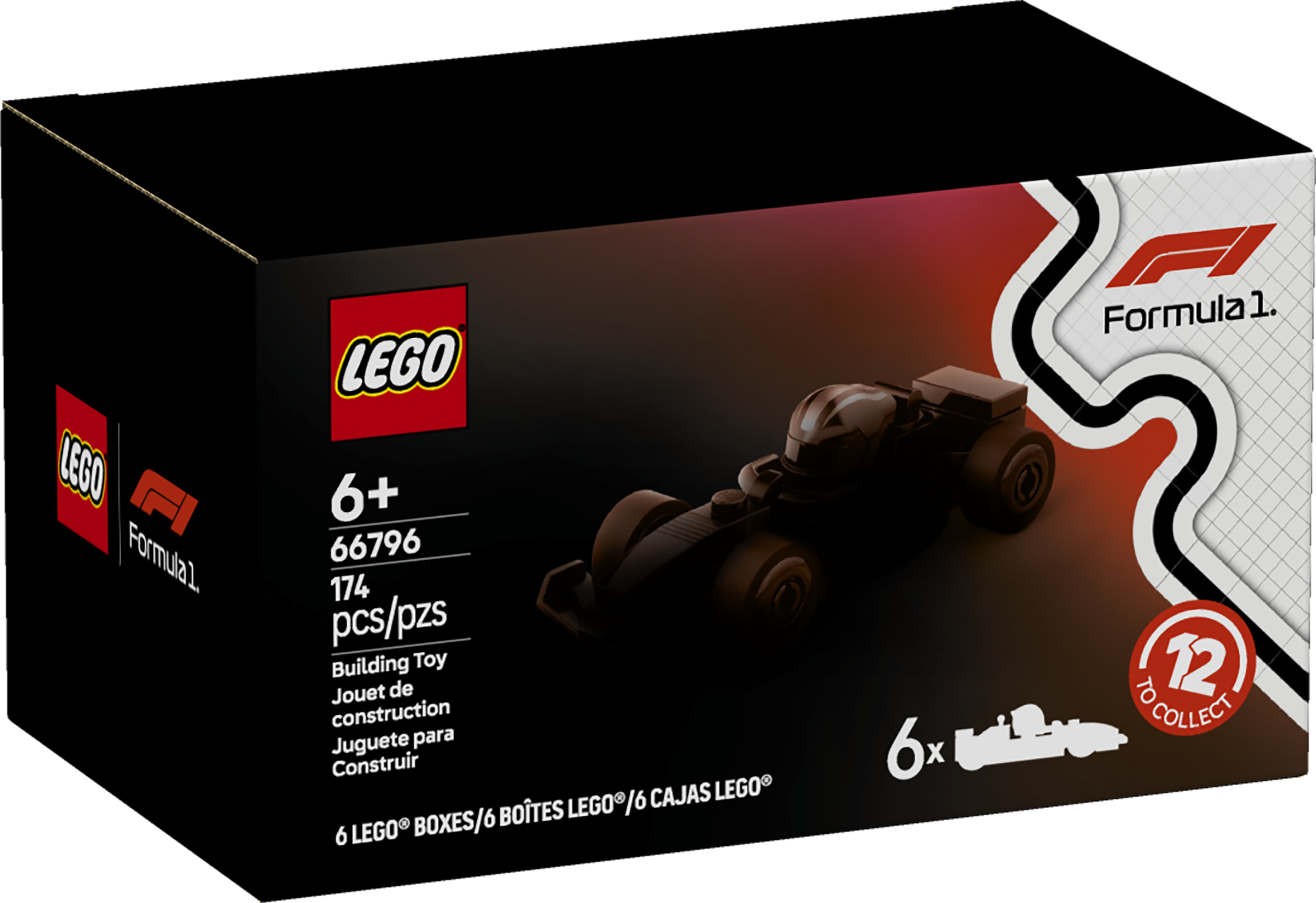 Lego F1 Collectible Race Cars 6 Pack