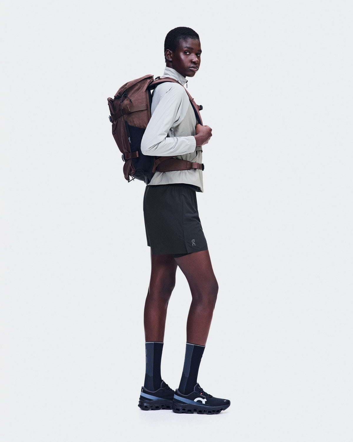 On Speed Pack 24L Elite Cacao | Black