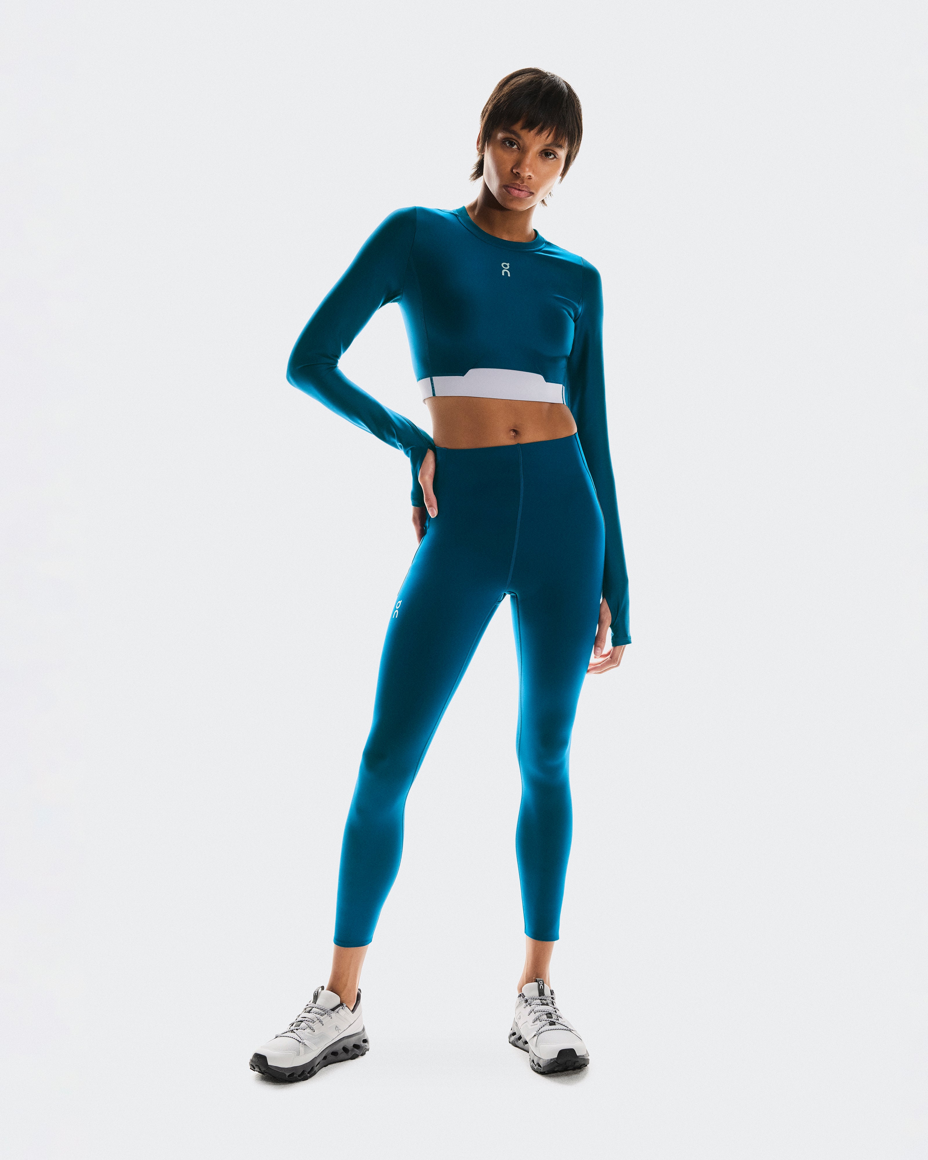 On Train Tights 7/8 Tempest (Women'S)