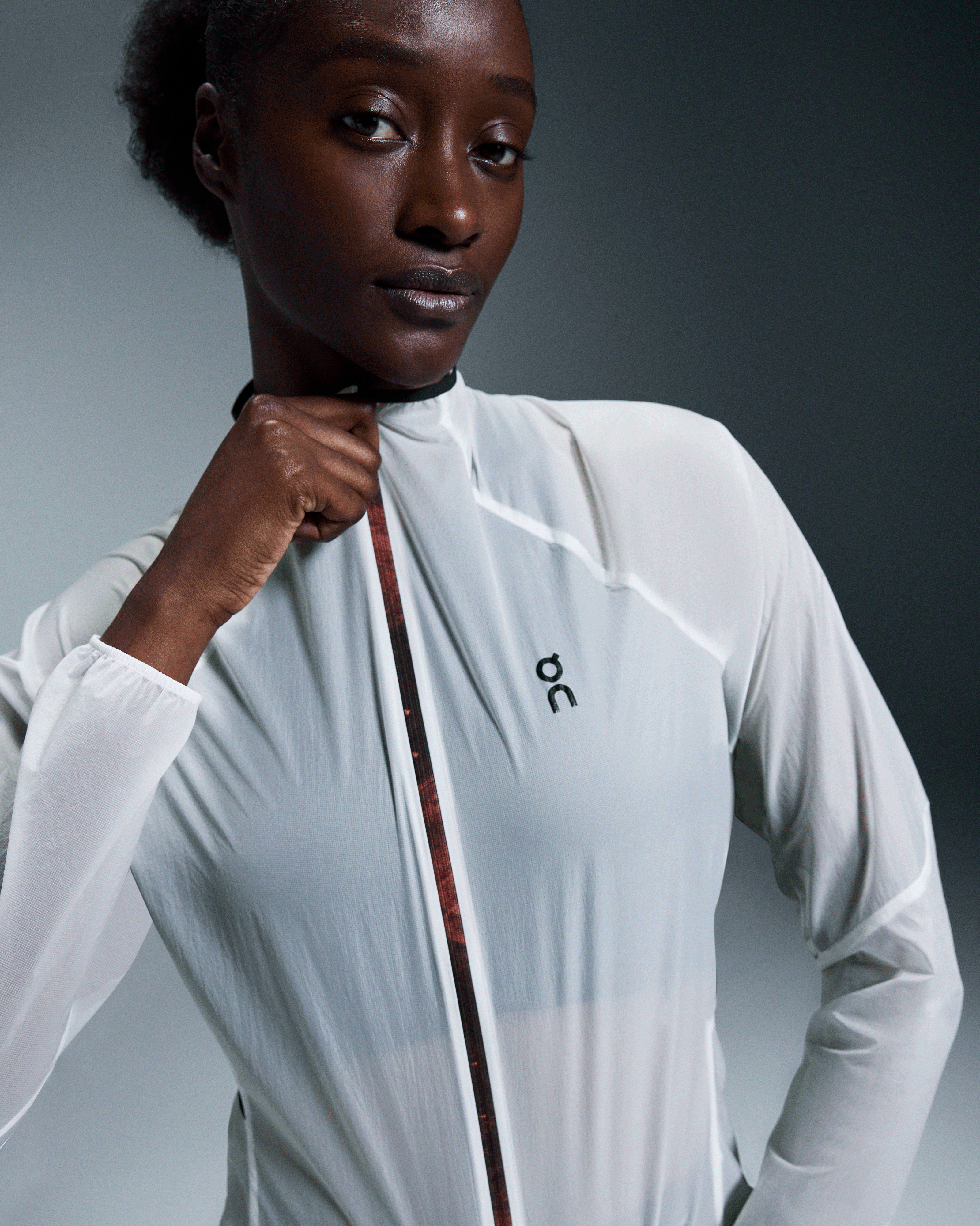 On Zero Jacket White | Flame (Women'S)