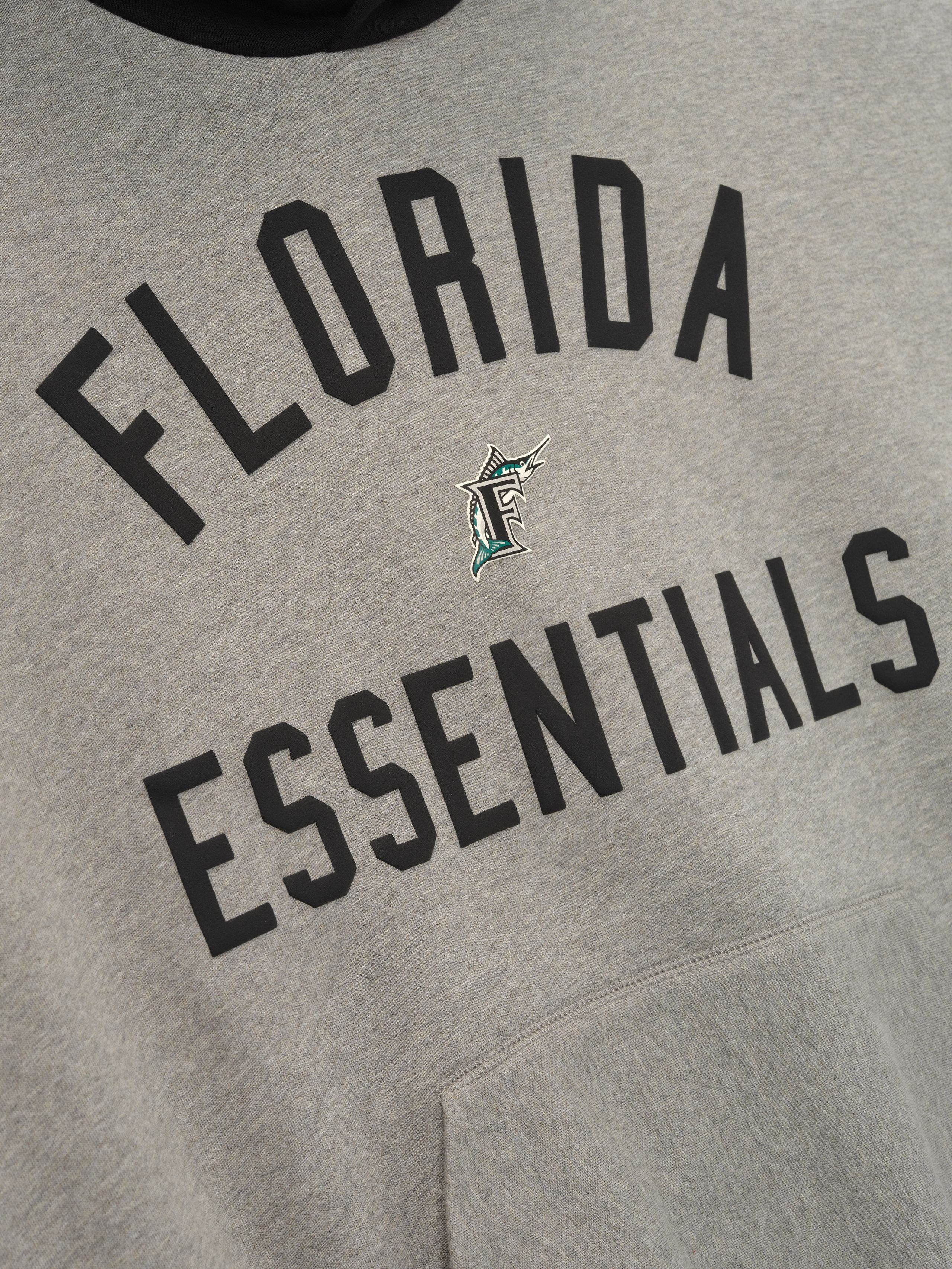 Essentials Marlins Sport Hoodie Concrete Heather/Blk