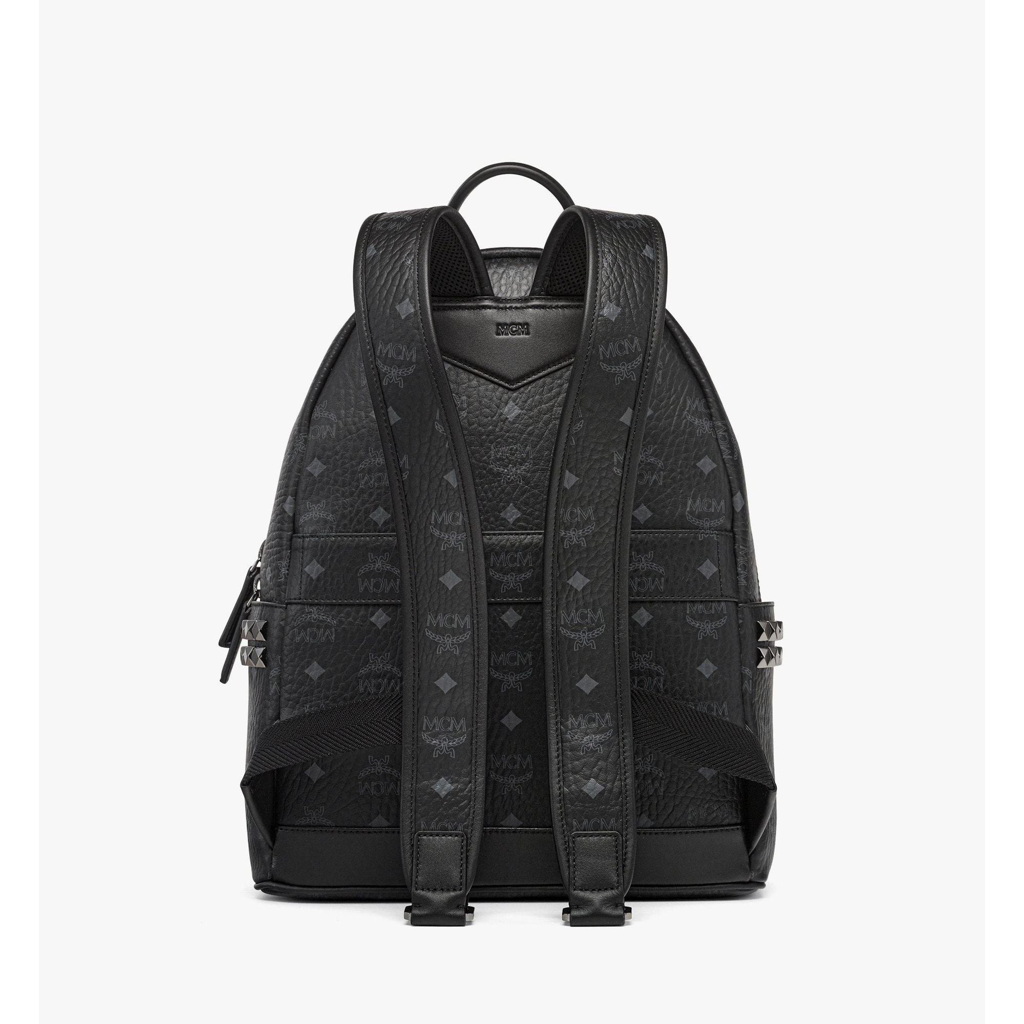 MCM Small-Medium Stark Side Studs Backpack in Visetos