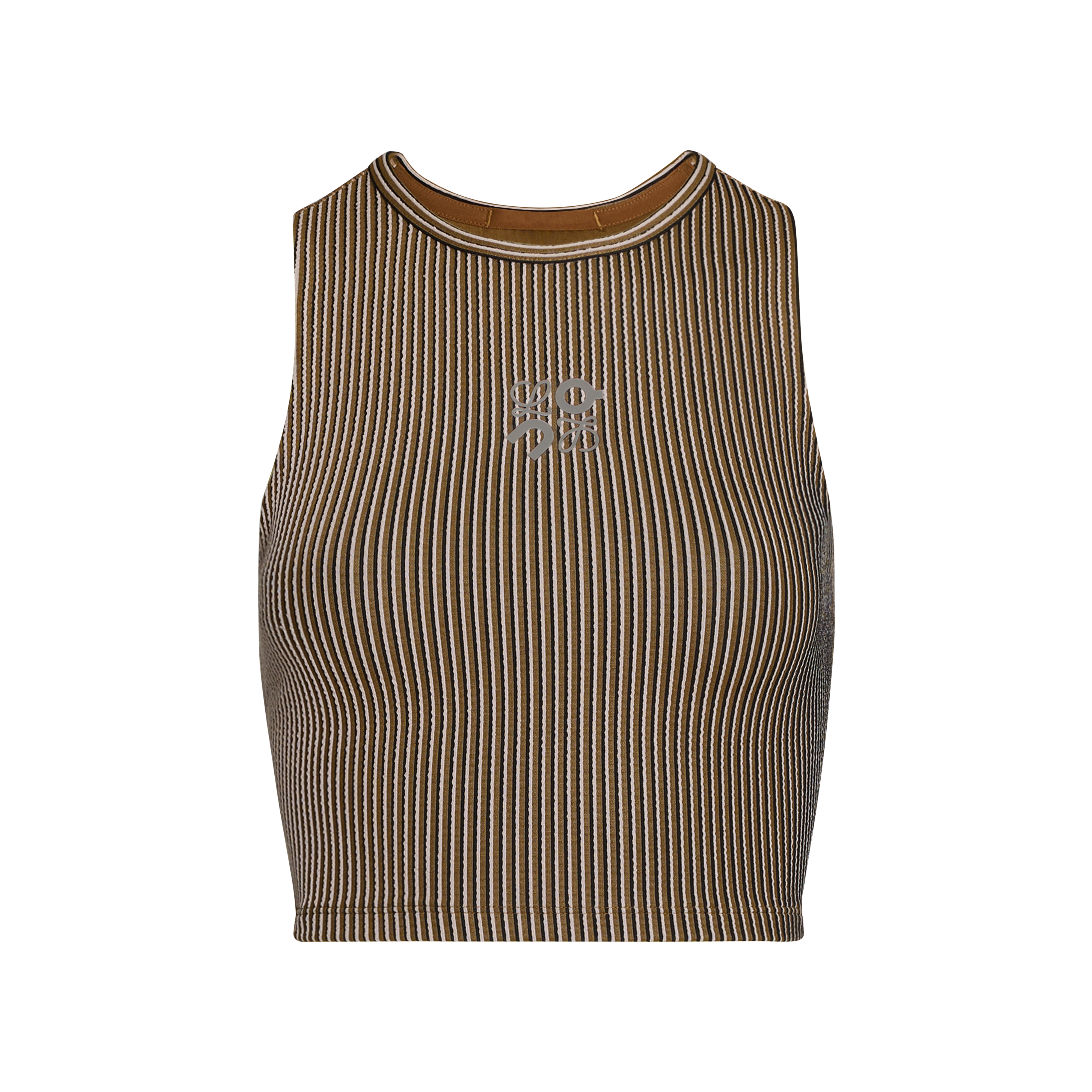 On Ribbed Tank Top Loewe Brown | Pink (Women'S)