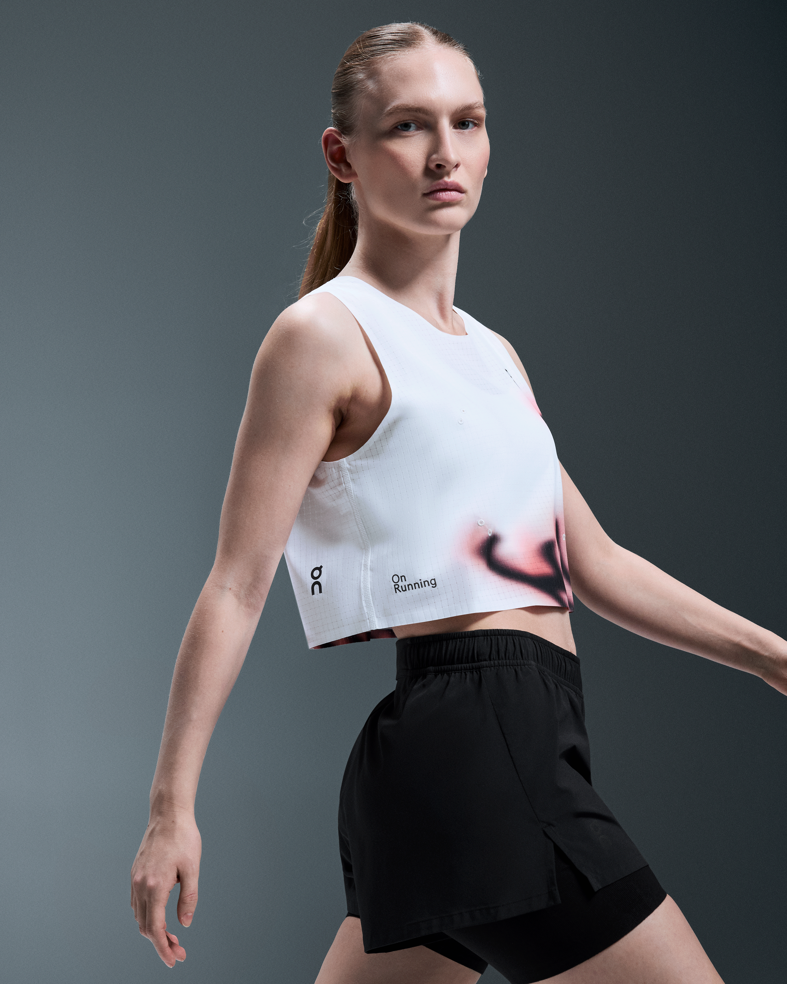 On Pace Tank Undyed-White (Women'S)