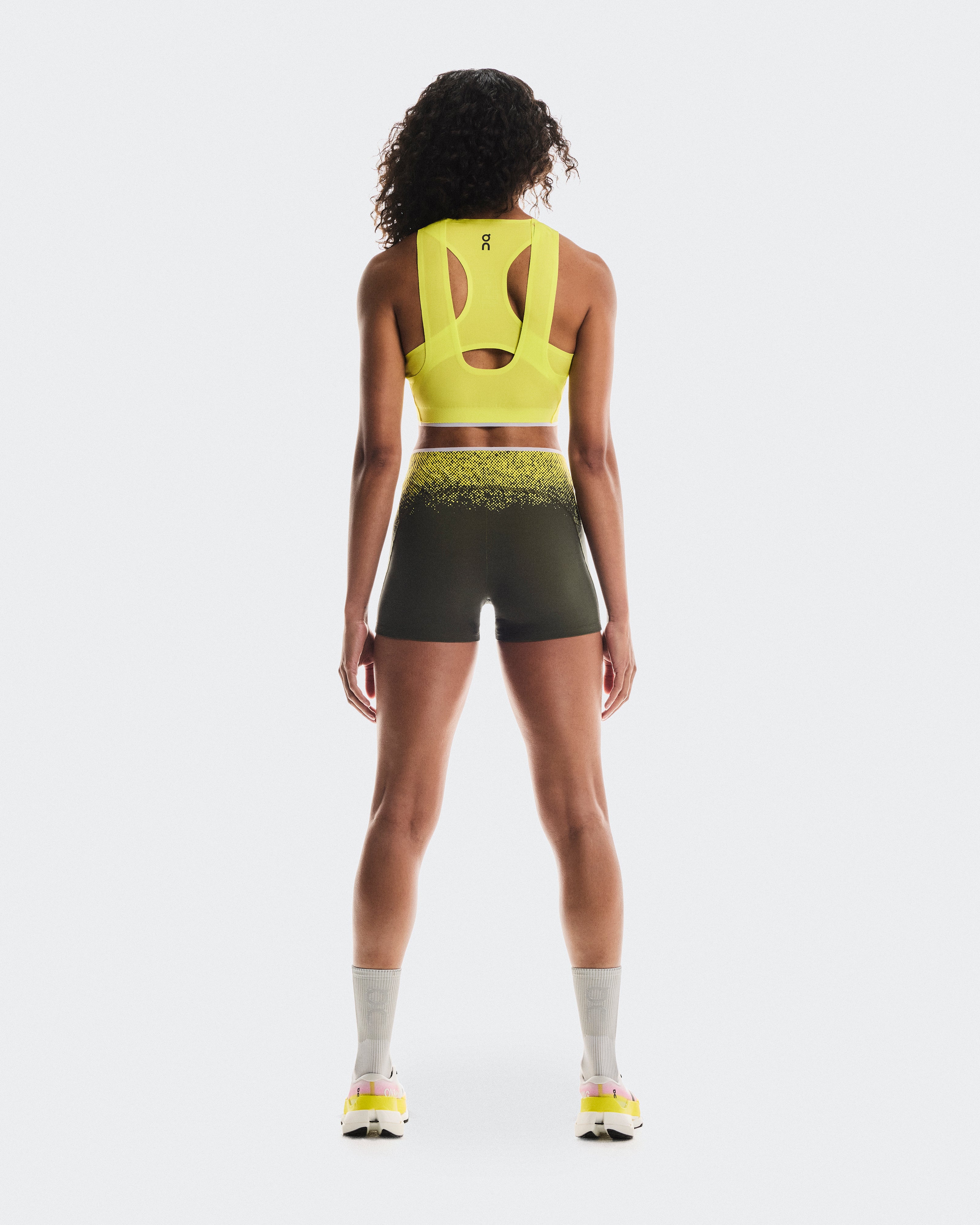 On Race Crop Lime (Women'S)