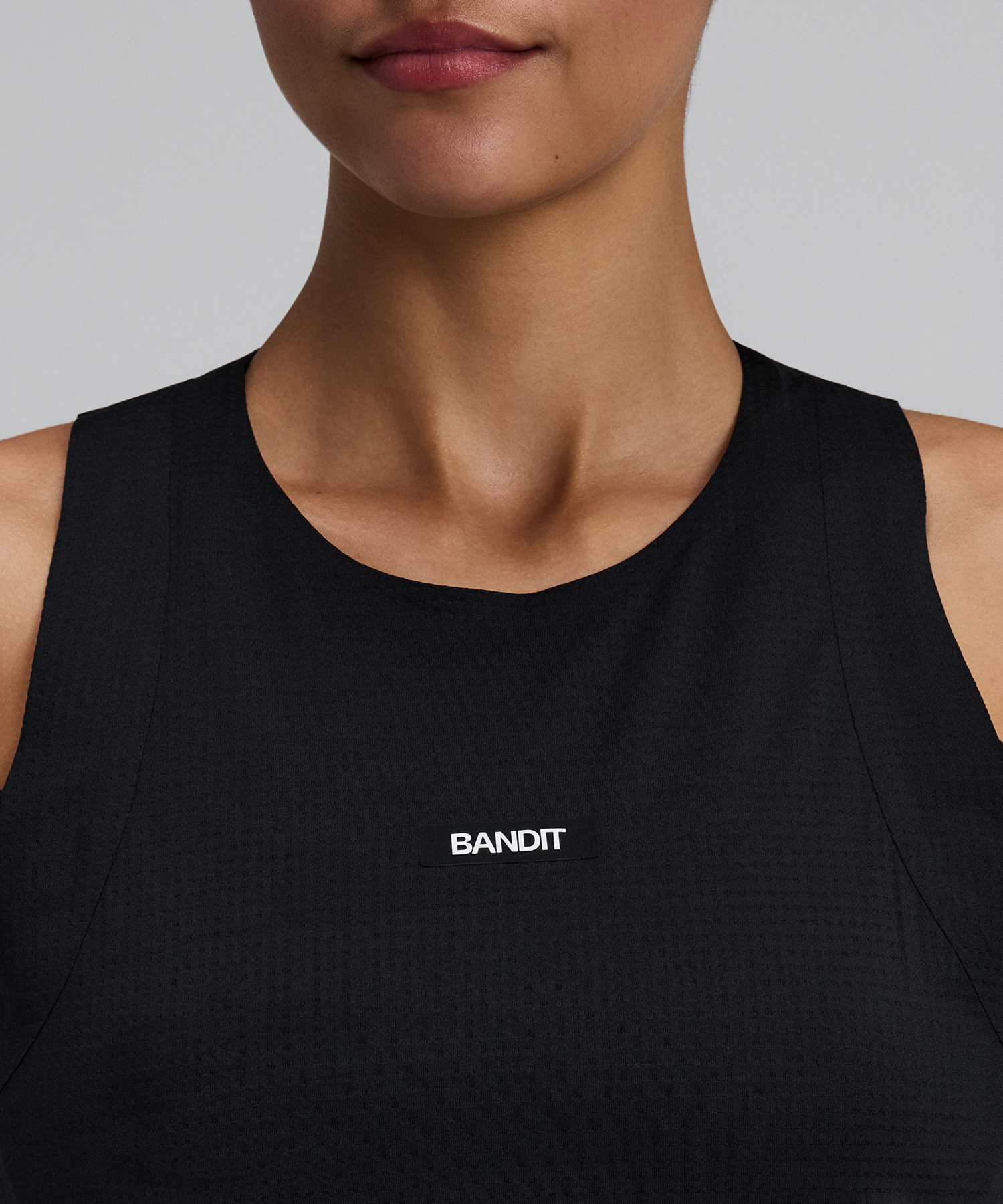 Bandit Womens Geomesh Race Singlet Black