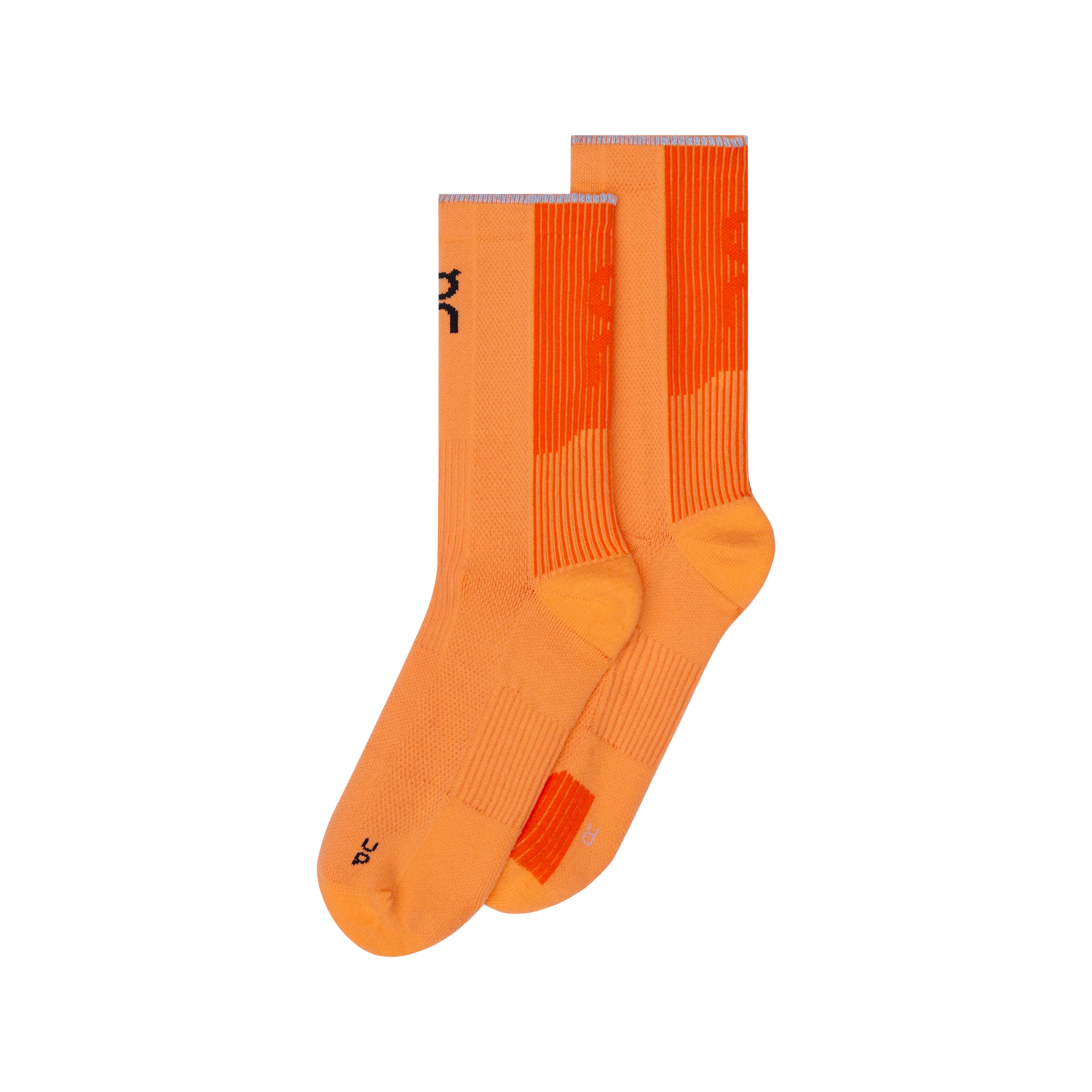 On Performance Run Sock High Tangerine | Flame