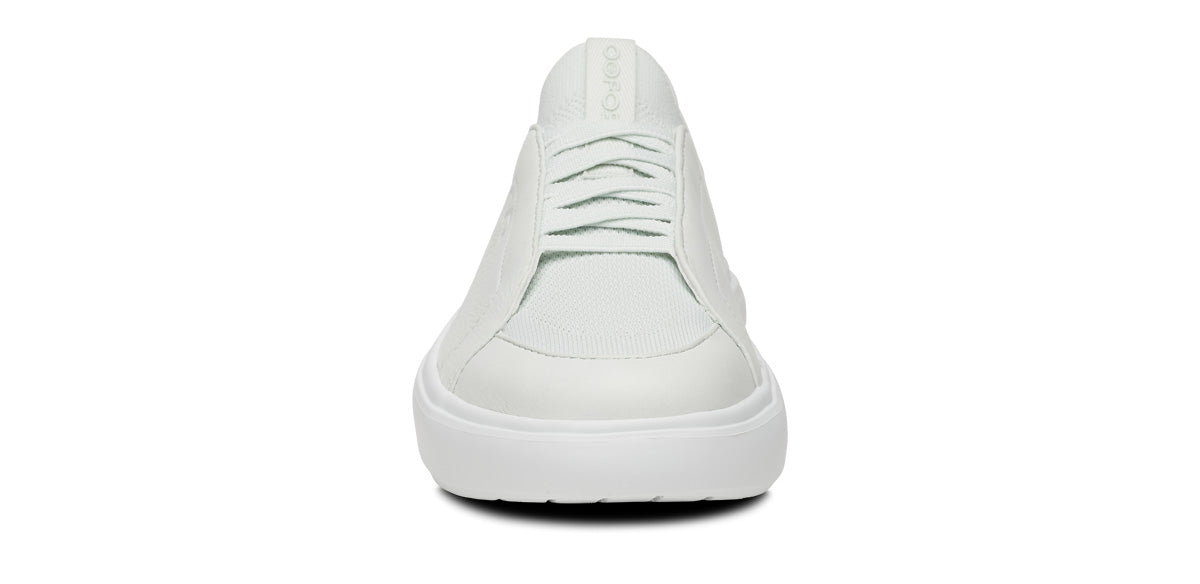 Oofos Women's Slip-On Leather Shoe White