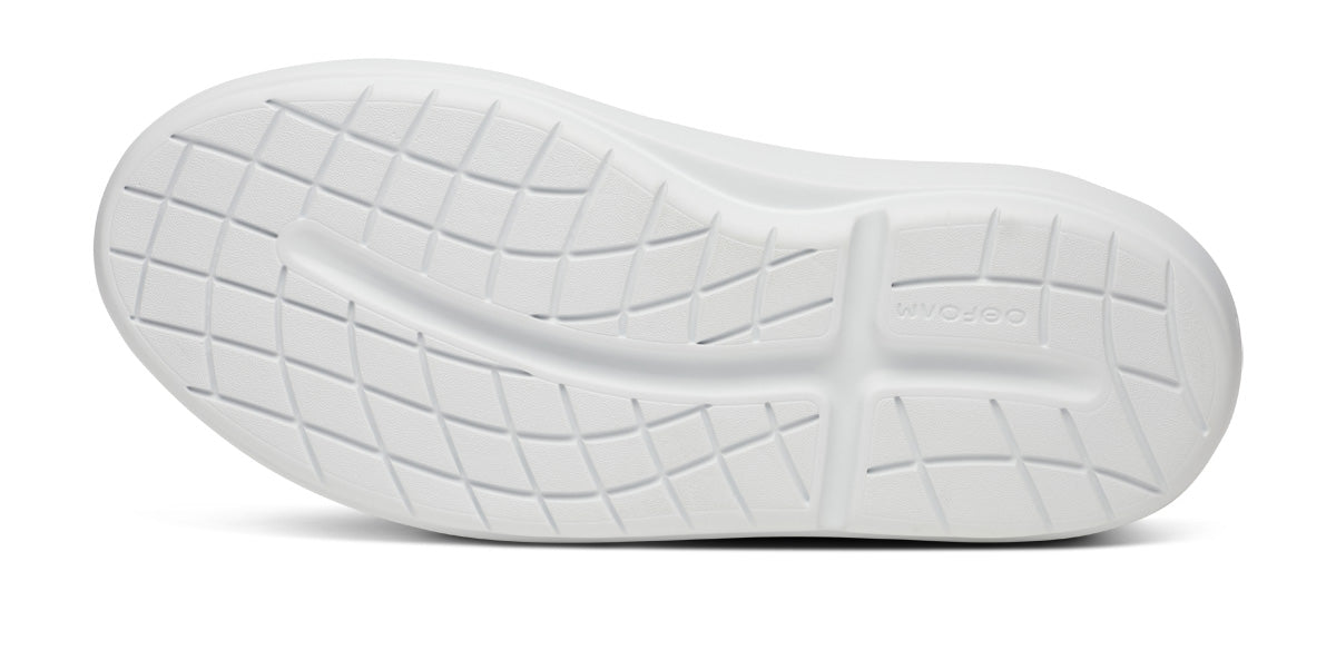 Oofos Women's Slip-On Leather Shoe White