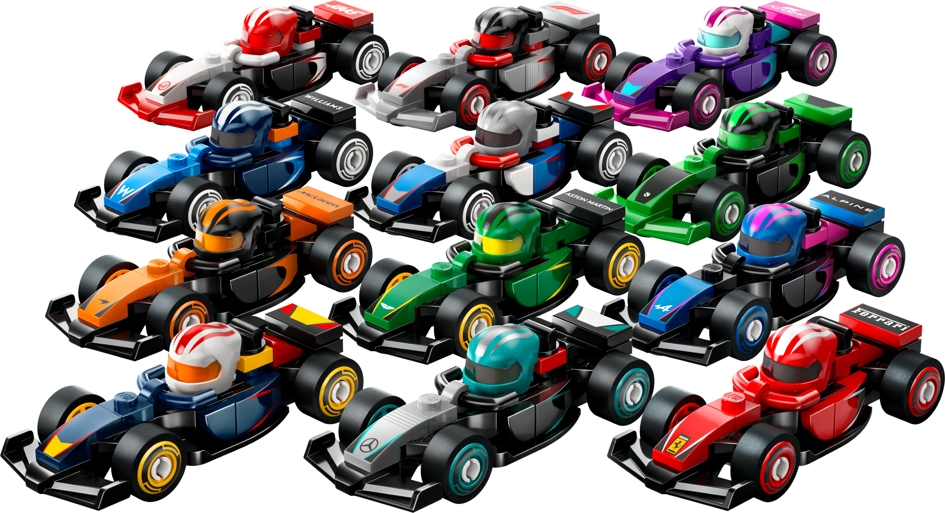 Lego F1 Collectible Race Cars