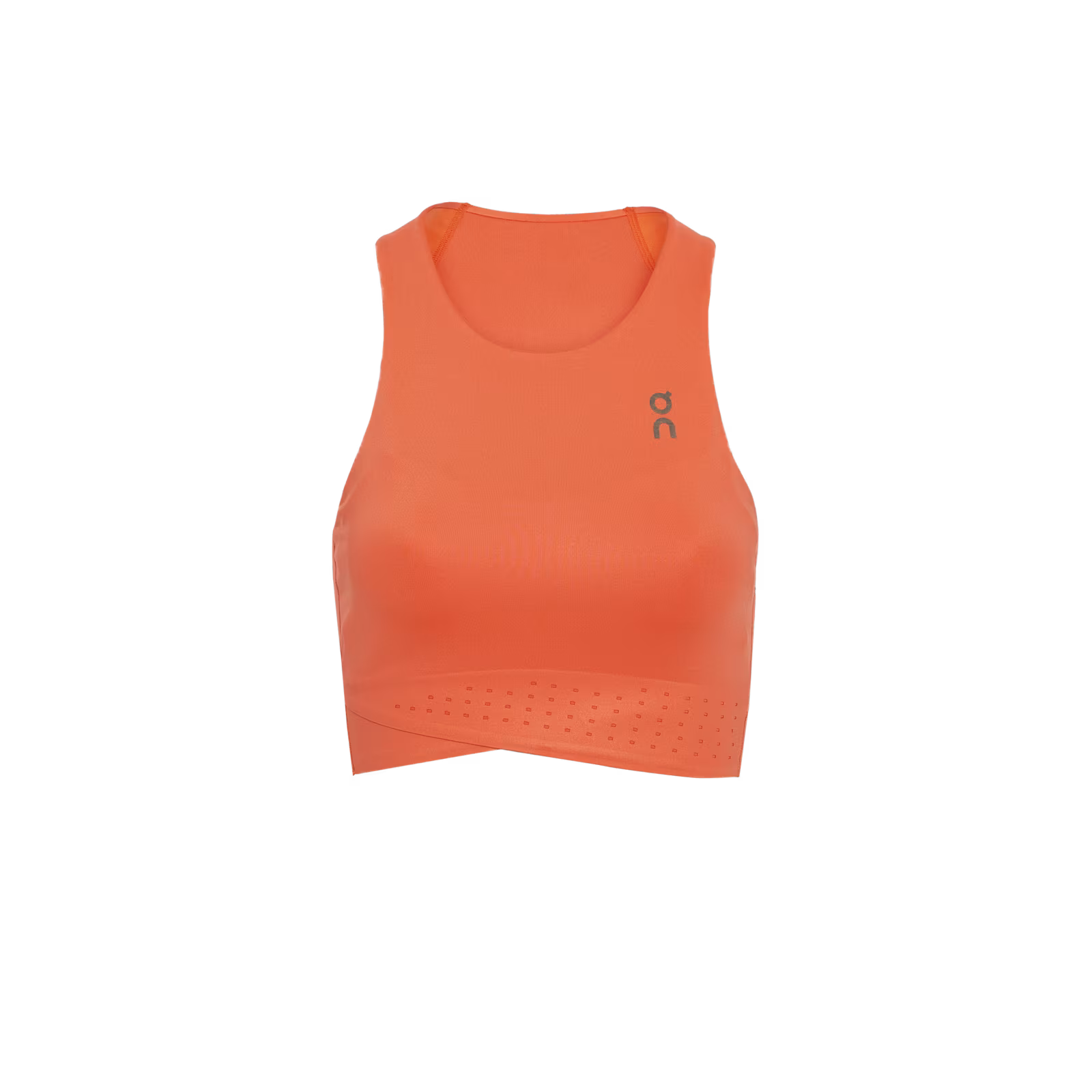 On Race Crop Flame | Black (Women'S)